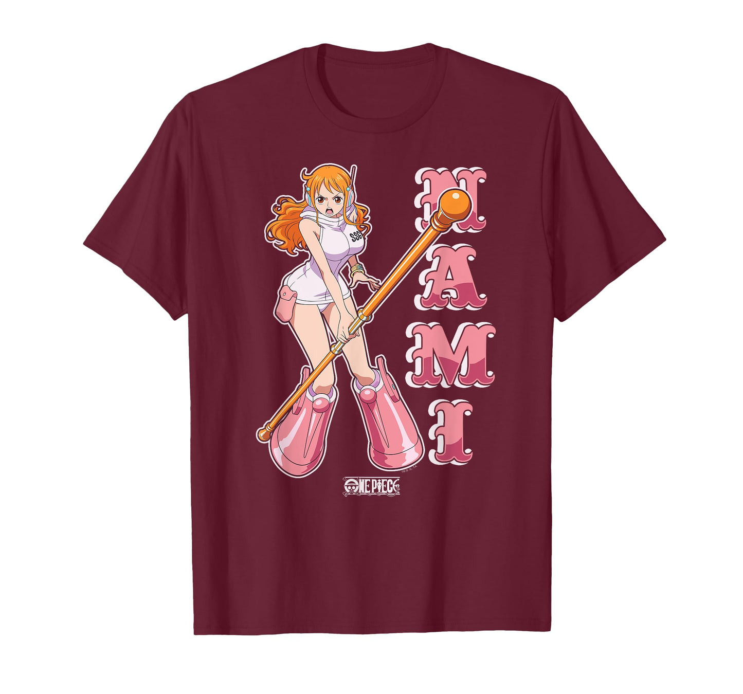 One Piece Anime Nami Egghead Island Costume T-Shirt