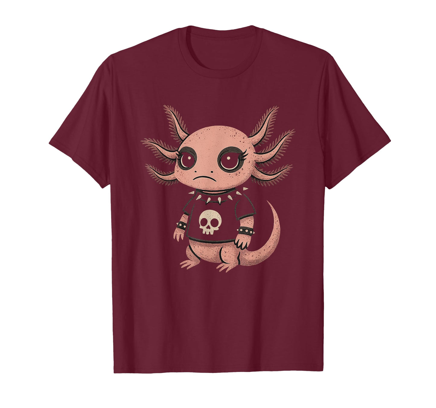 Womens Goth Goth Girls Emo Girl Gothic Emo Axolotl T-Shirt