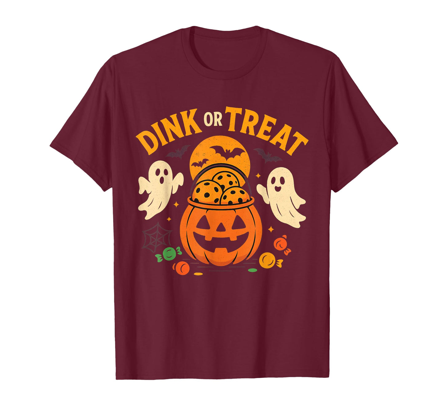 Halloween Costumes Adult Pickleball Dink or Treat Tee T-Shirt