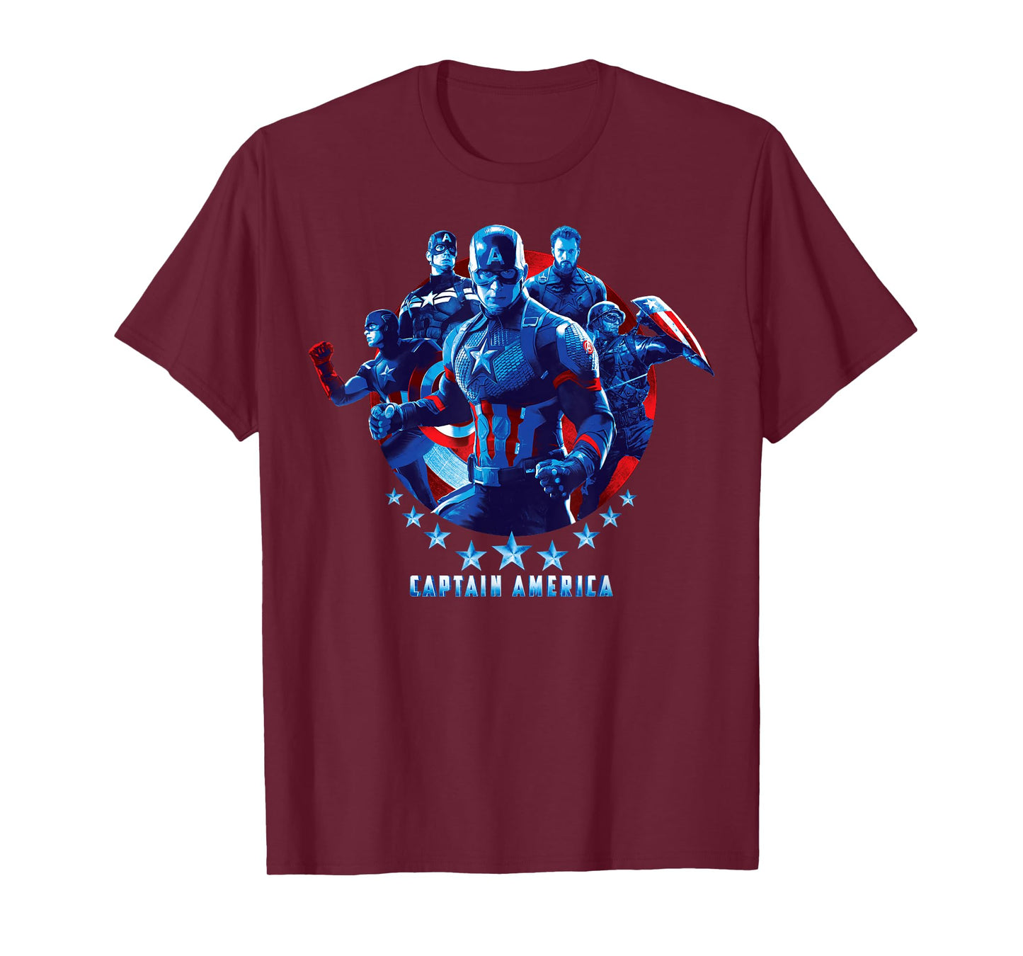 Marvel Avengers: Endgame Captain America Mashup T-Shirt