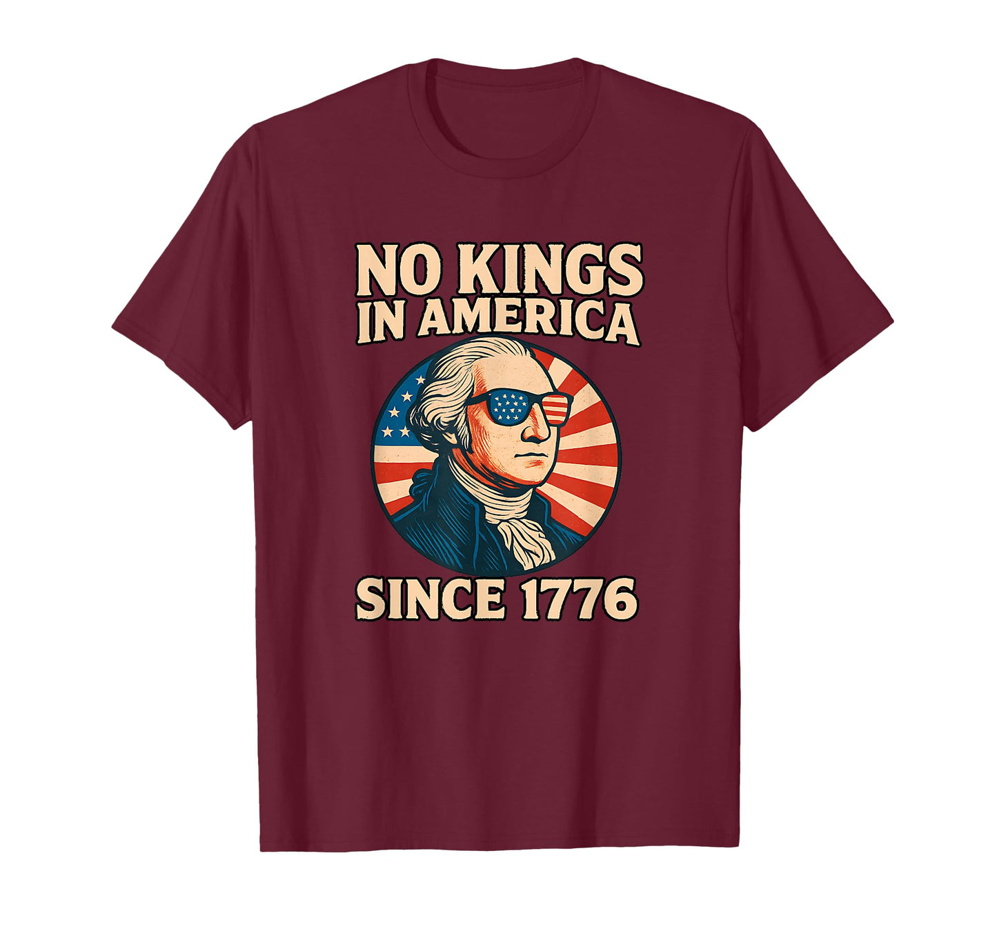 No Kings in America 1776 T-Shirt