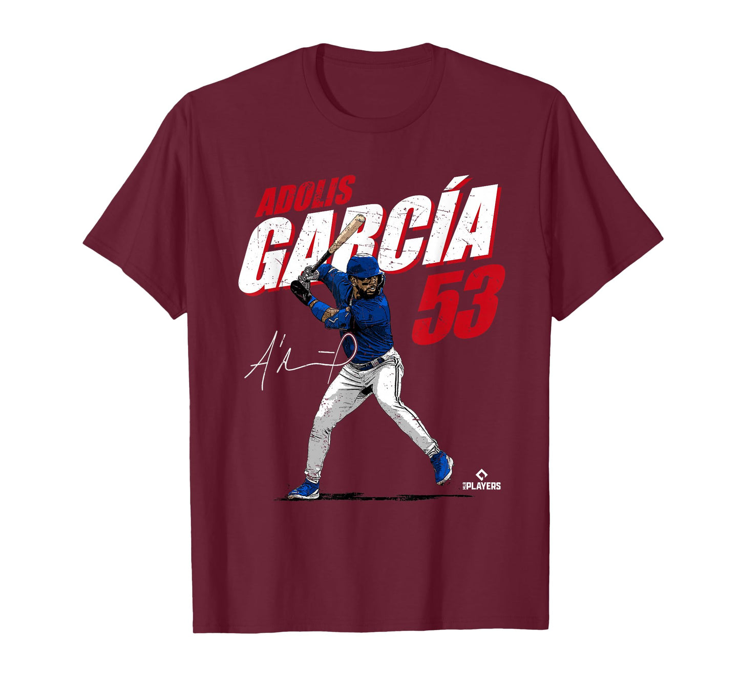 Adolis Garcia | Texas Baseball Players | MLBAGA3001 T-Shirt