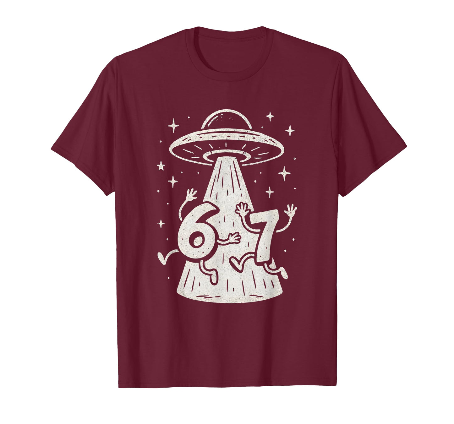 67 Internet Meme UFO Six Seven Viral Trend Gen Alpha Slang T-Shirt