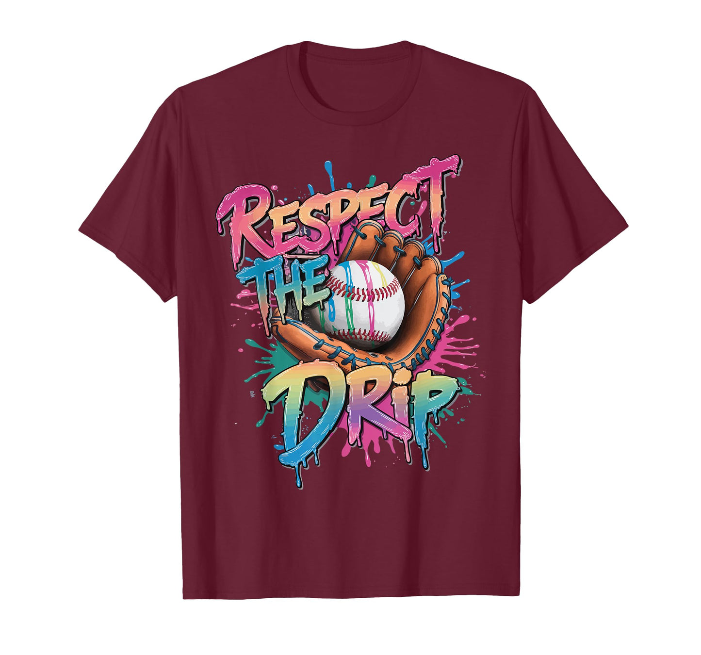 Respect the Drip Youth Baseball Sports T-Shirt