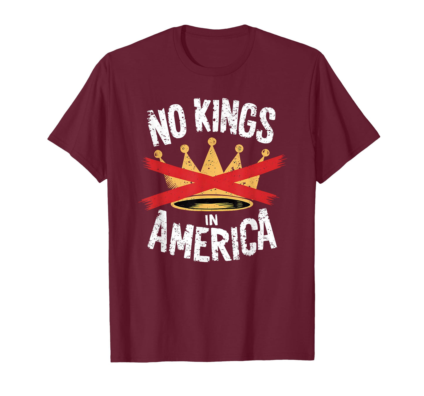 No Kings In America Save Democracy I Dissent Anti Trump T-Shirt