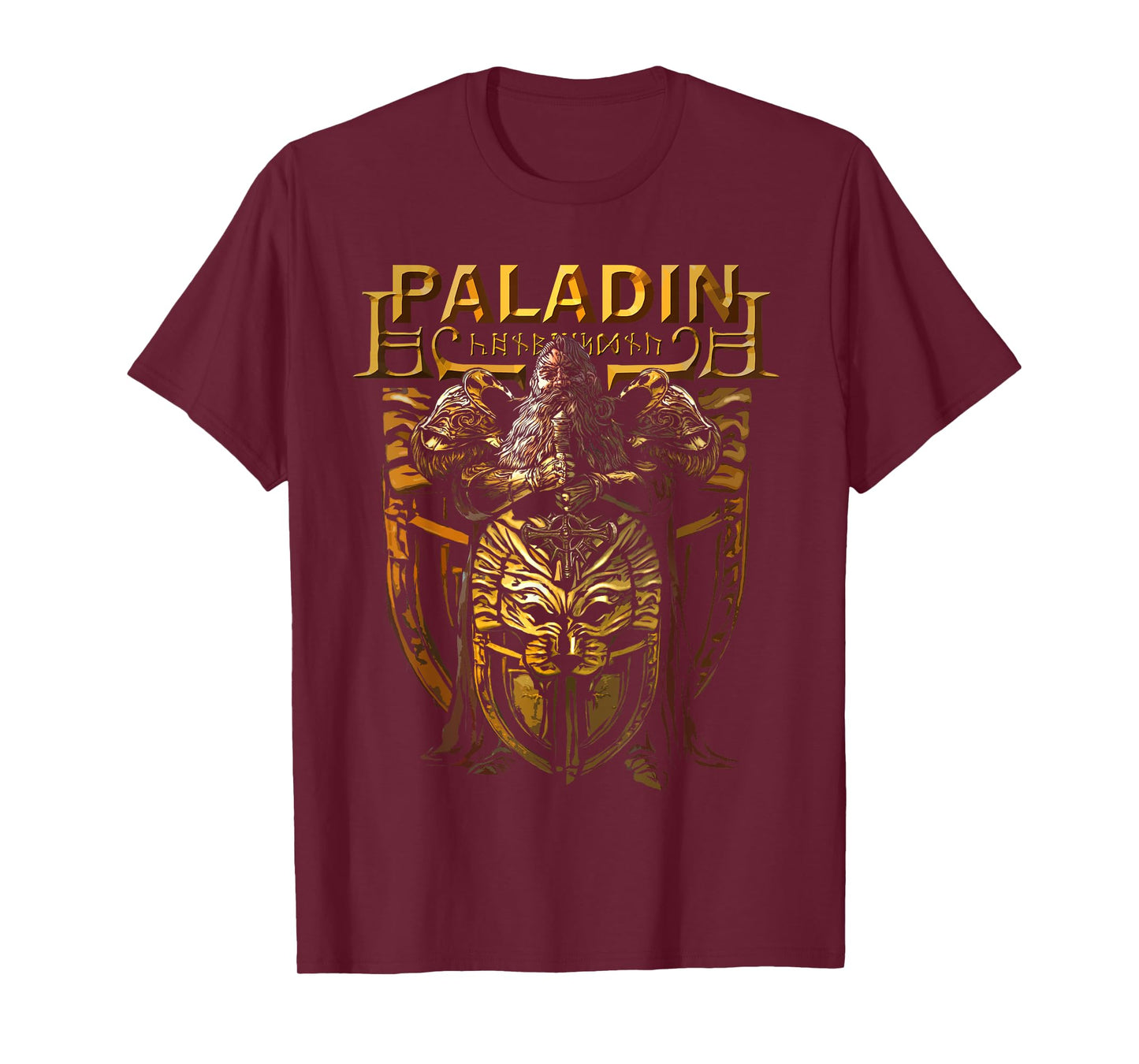 Dwarven Paladin, Dwarf Knight, Tabletop RPG Fantasy Gamers T-Shirt