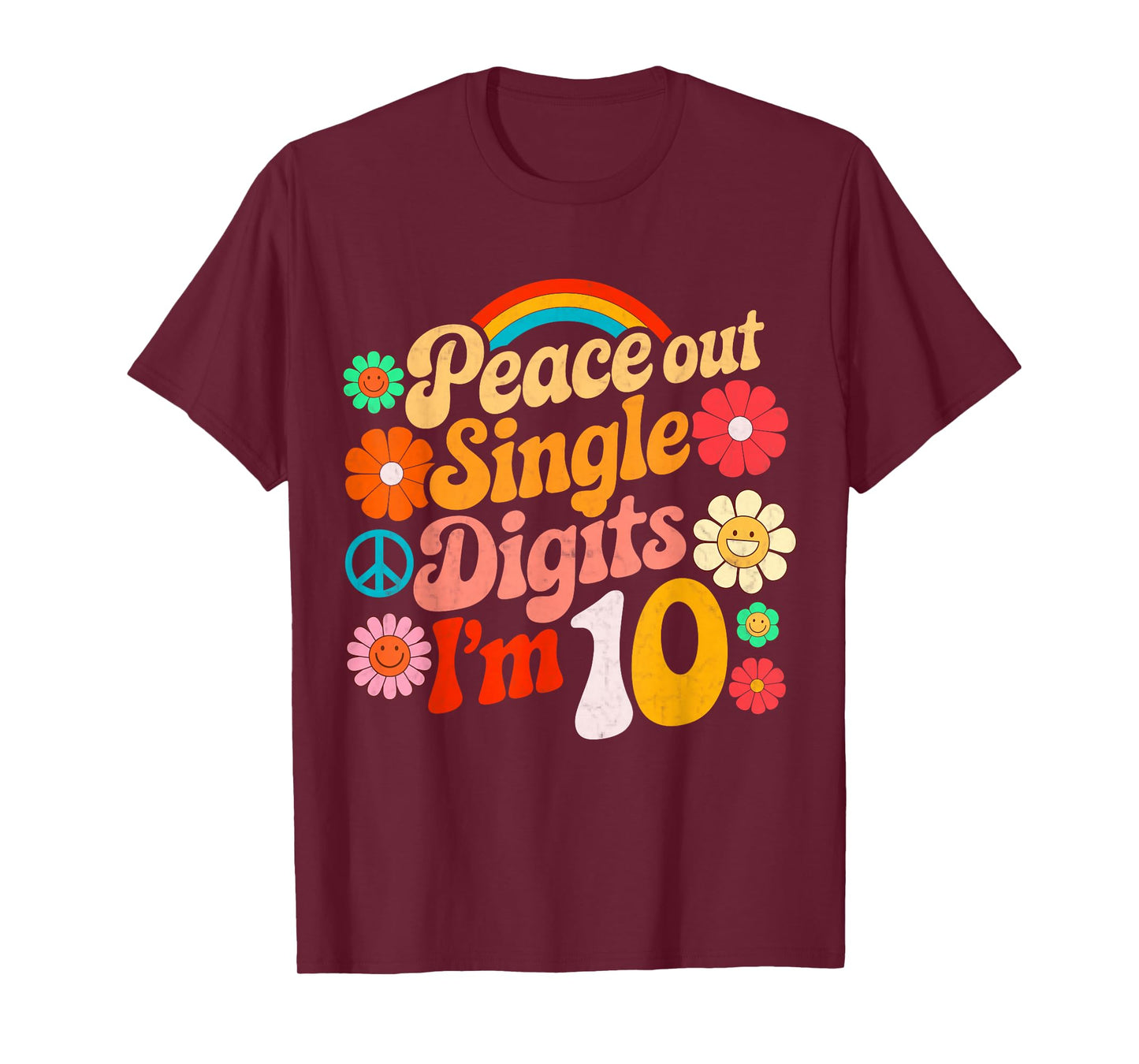 10th Birthday Girl I'm Double Digits 10 Year Old Birthday T-Shirt