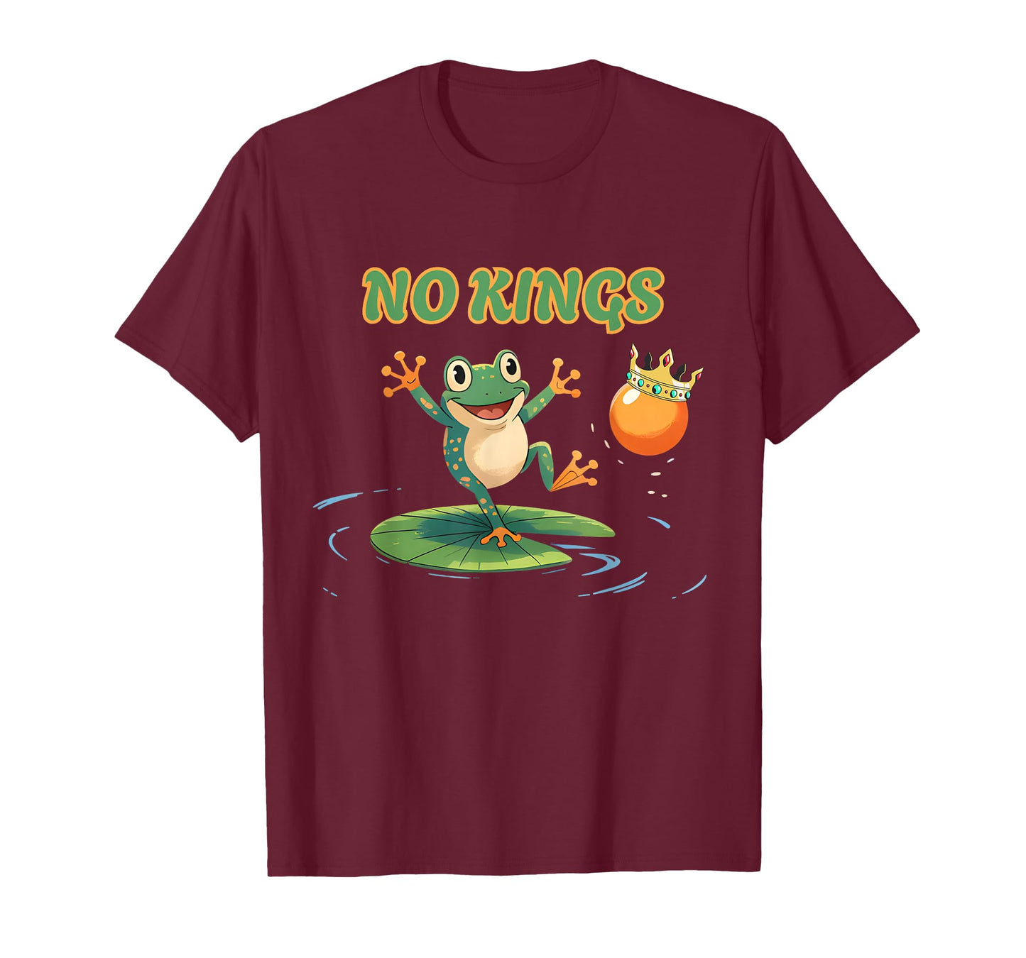 Funny No Kings Portland Frog Protest T-Shirt