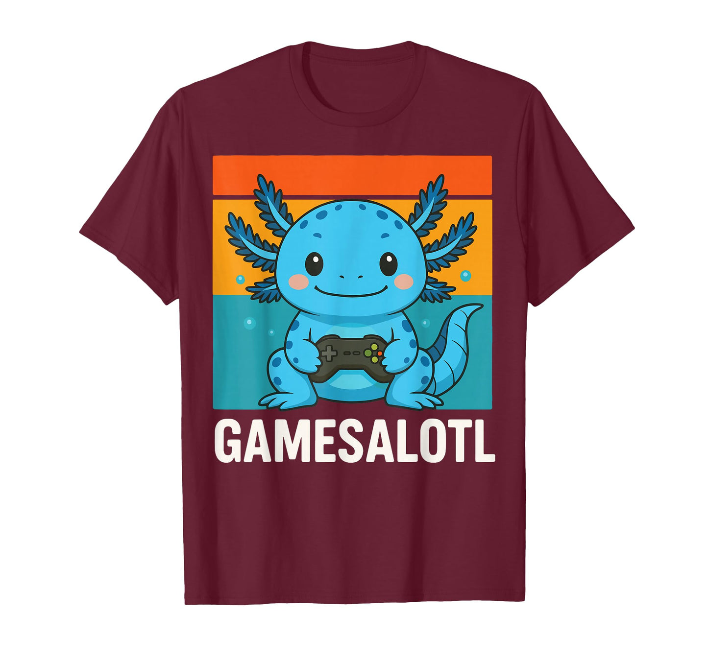 Gamesalotl Axolotl Gaming T-Shirt