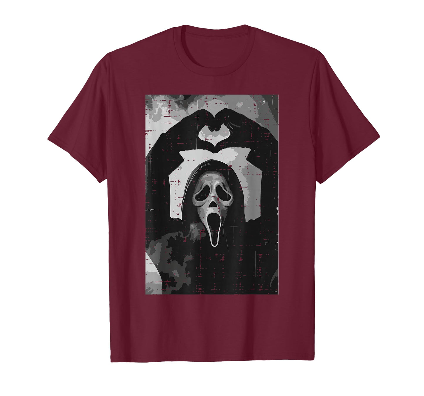 Halloween Scary Face Funny Horror Poster Men Women Kids T-Shirt