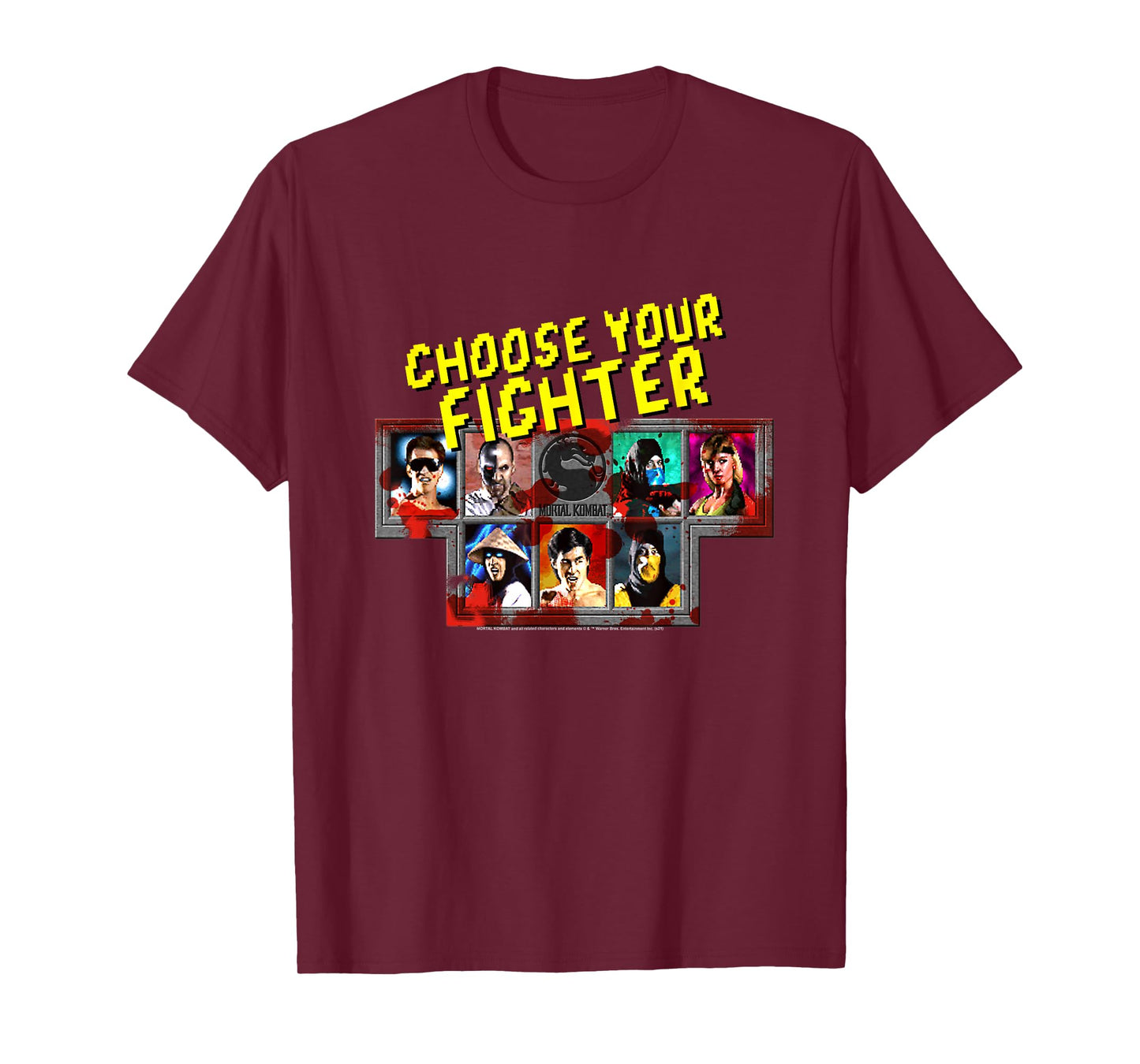 Mortal Kombat Classic Choose Your Fighter T-Shirt