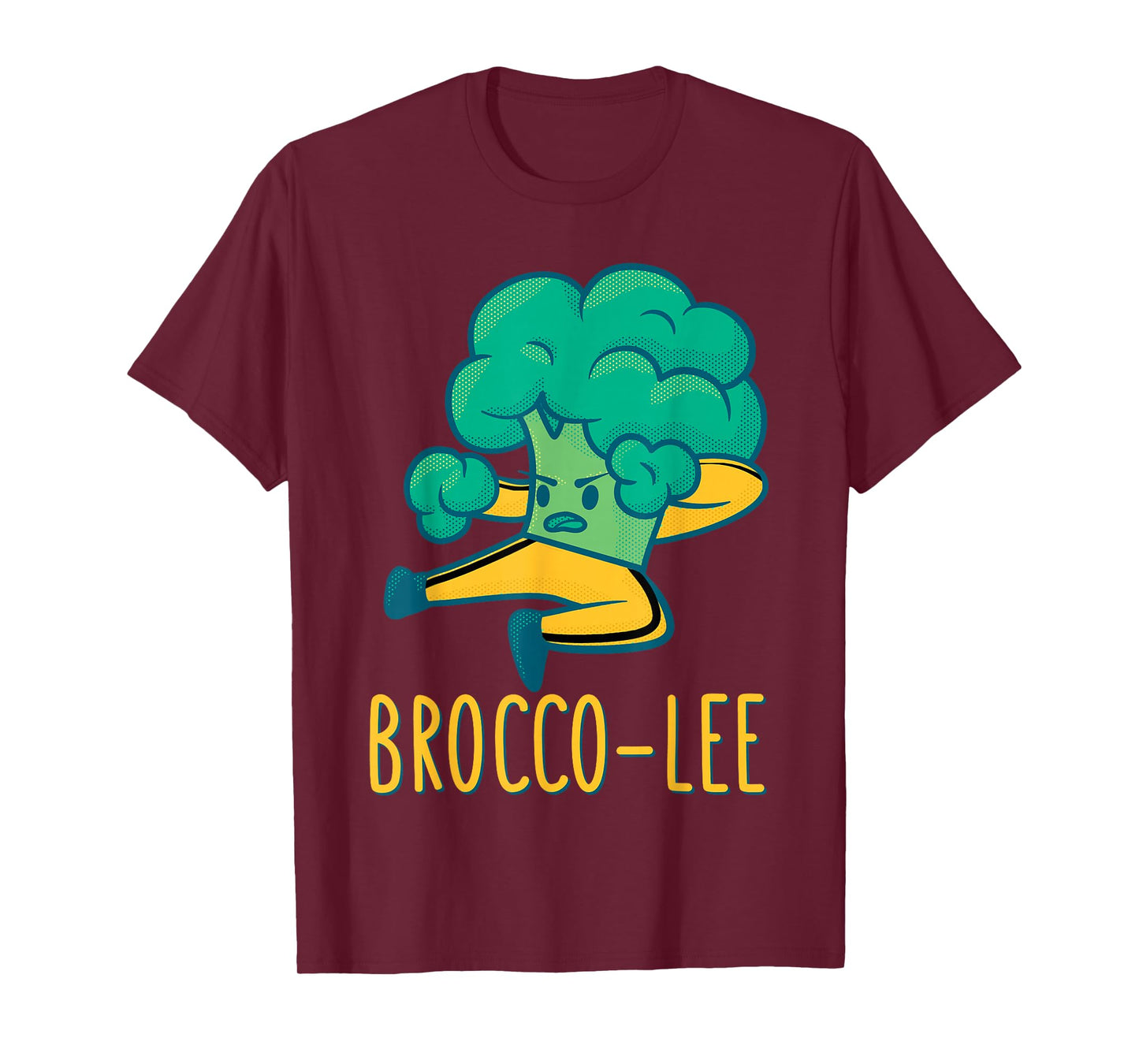 Funny Vegetable Word Game Dad Joke Brocco-Lee Broccoli T-Shirt