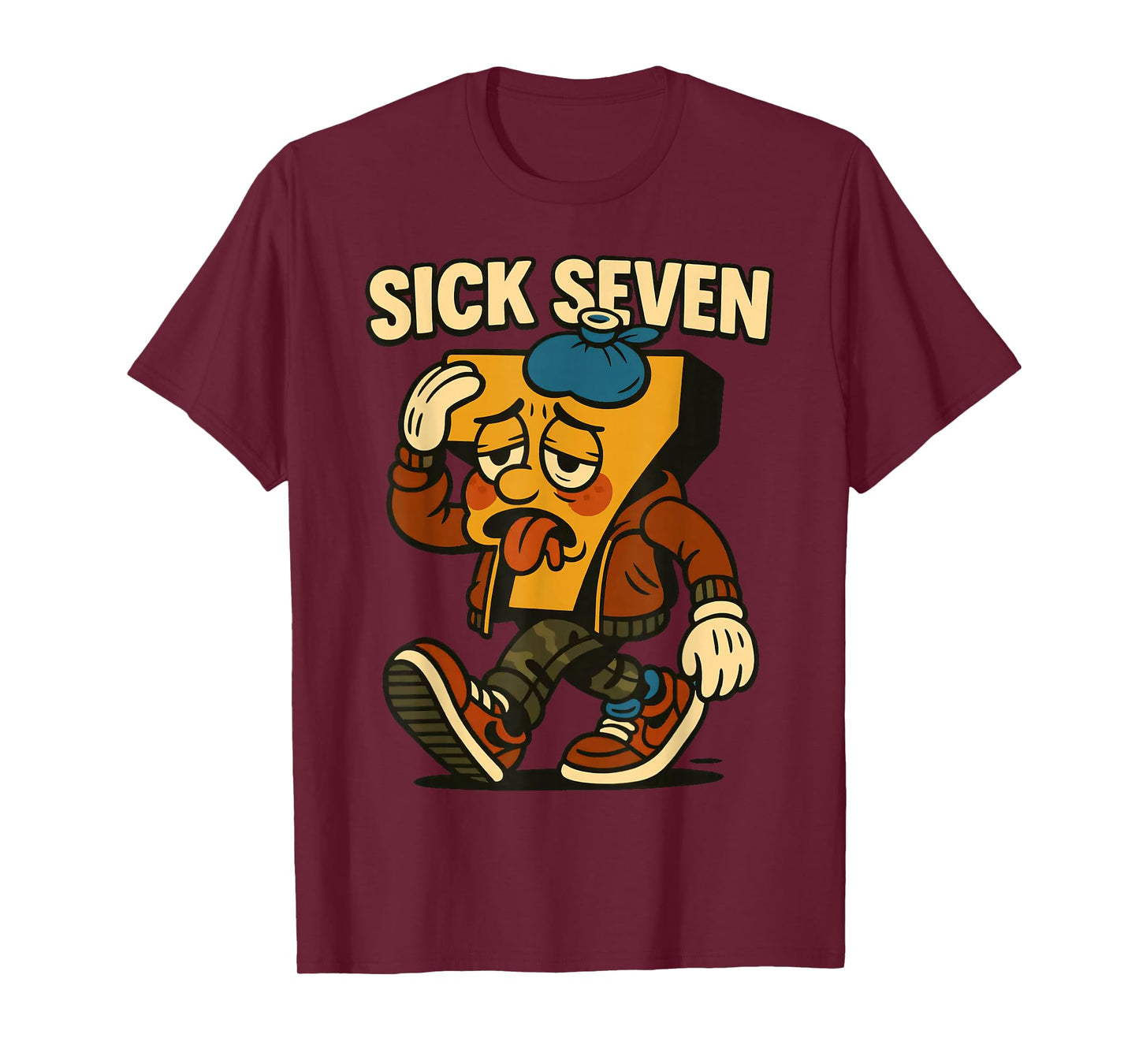 Sick Seven 67 Halloween Costume Funny Six Seven Meme T-Shirt