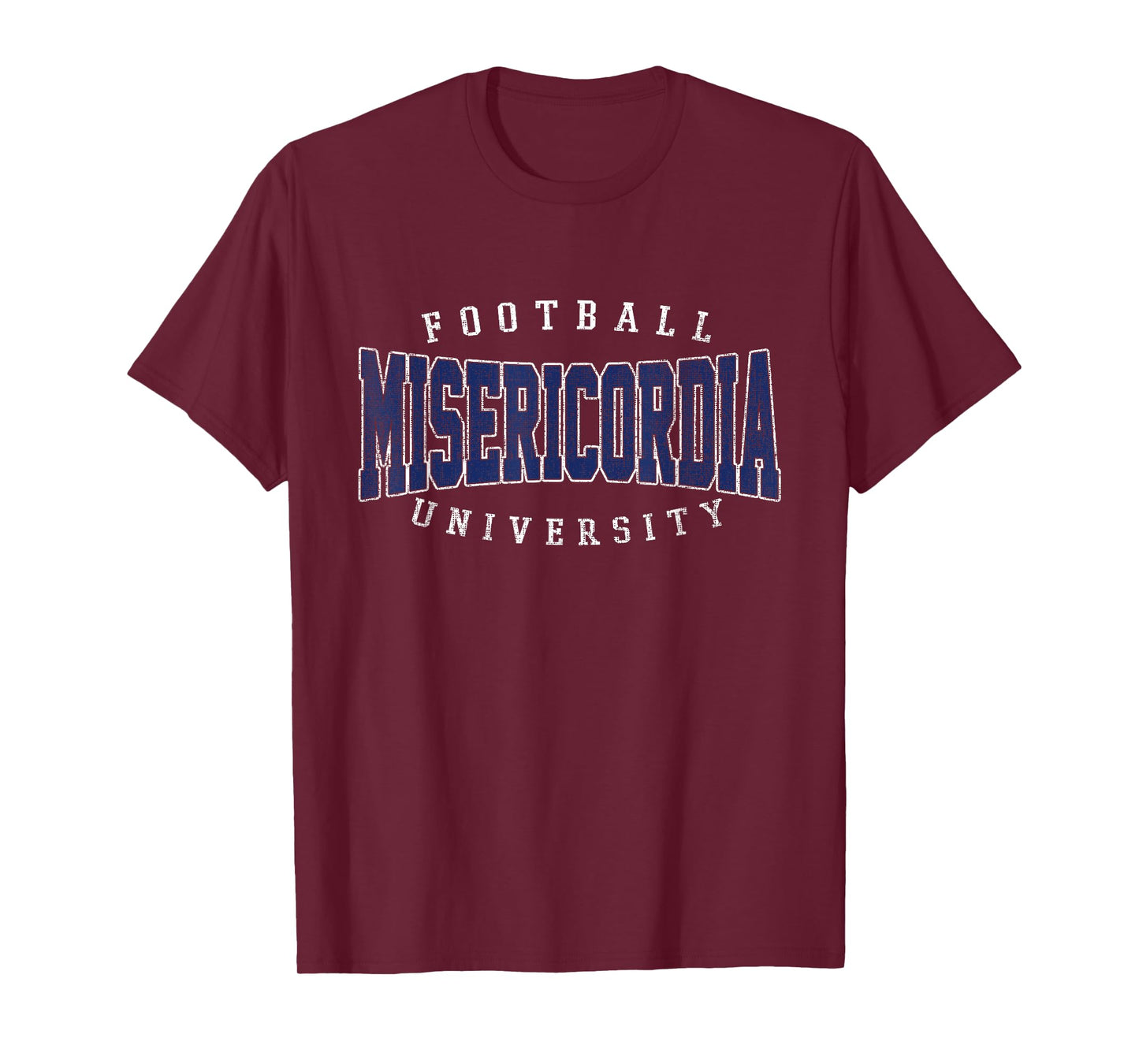 Misericordia Arch Athletic Retro Sports Tee Men Women T-Shirt
