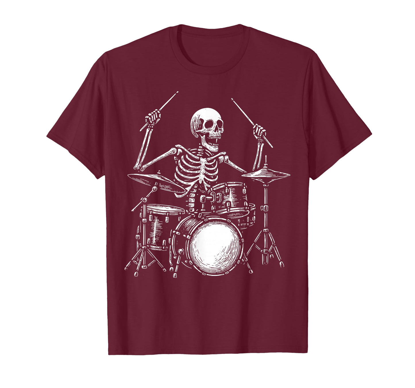 Skeleton Drummer Drums T-Shirt