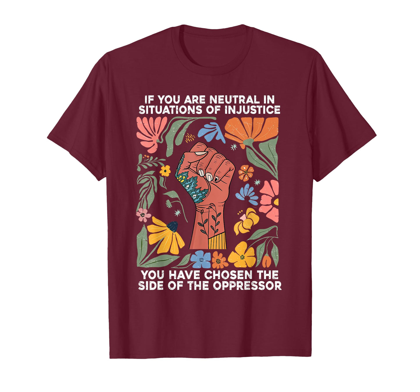 If You Are Neutral In Situations Women Resistance Feminist T-Shirt