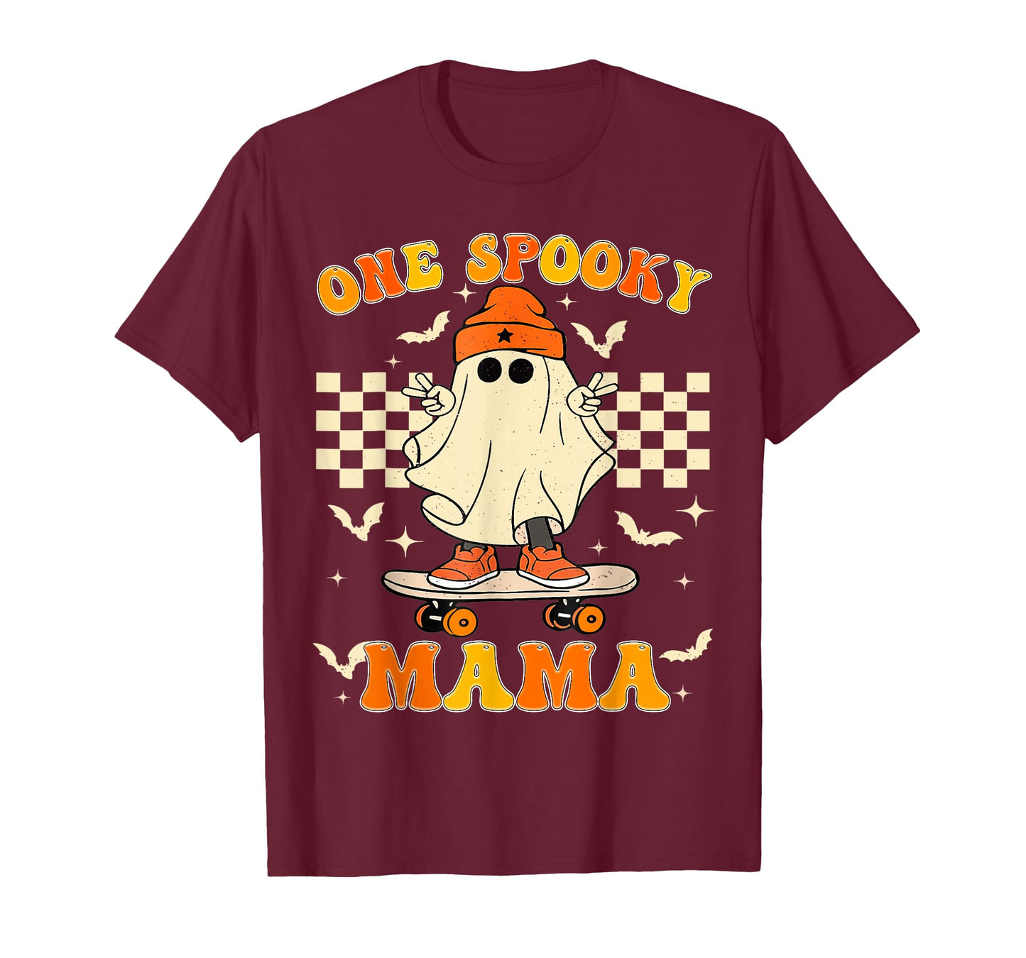 Groovy Boo One Spooky Mama First Halloween Birthday Boy T-Shirt