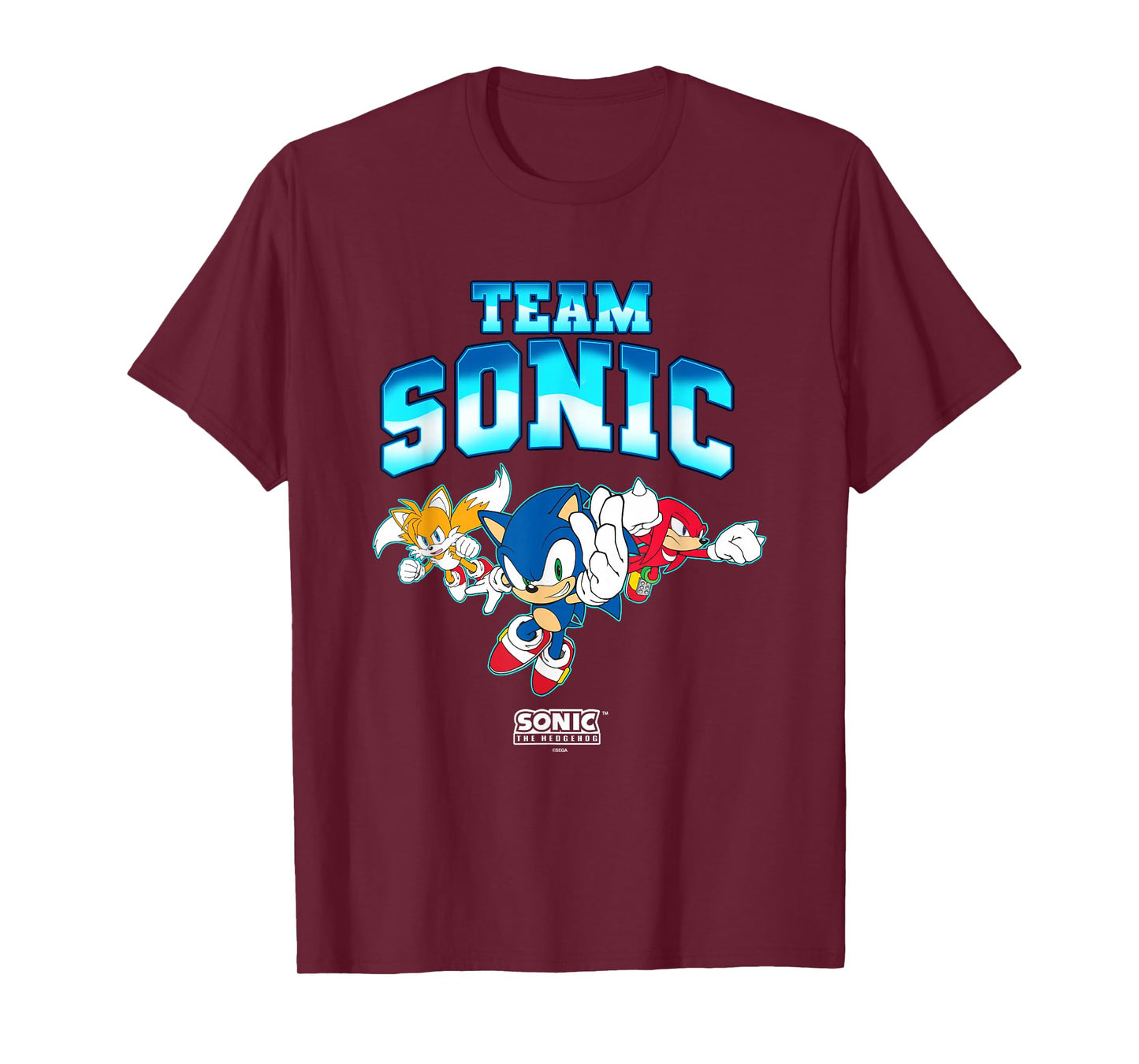 Sonic The Hedgehog Team Sonic Main Trio Epic Group Shot T-Shirt
