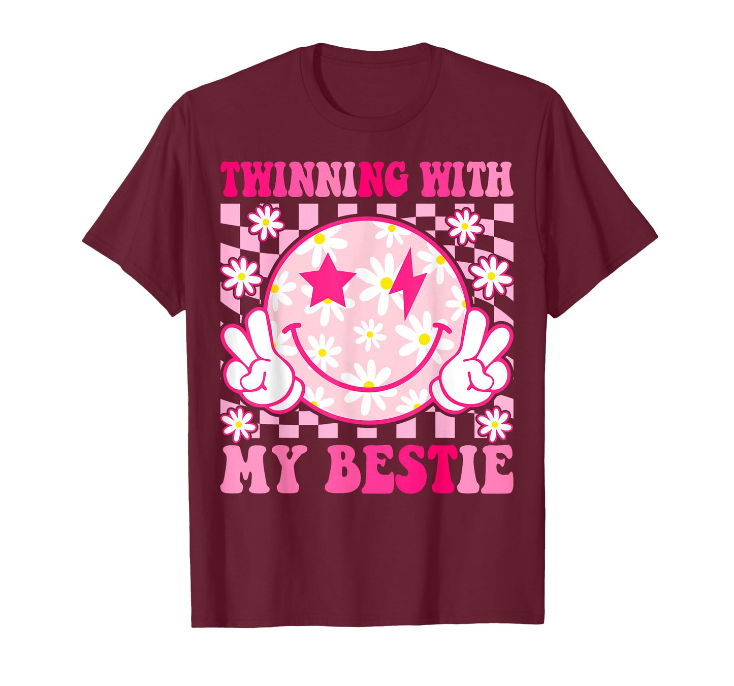 Groovy Twinning With My Bestie Spirit Week Friends T-Shirt