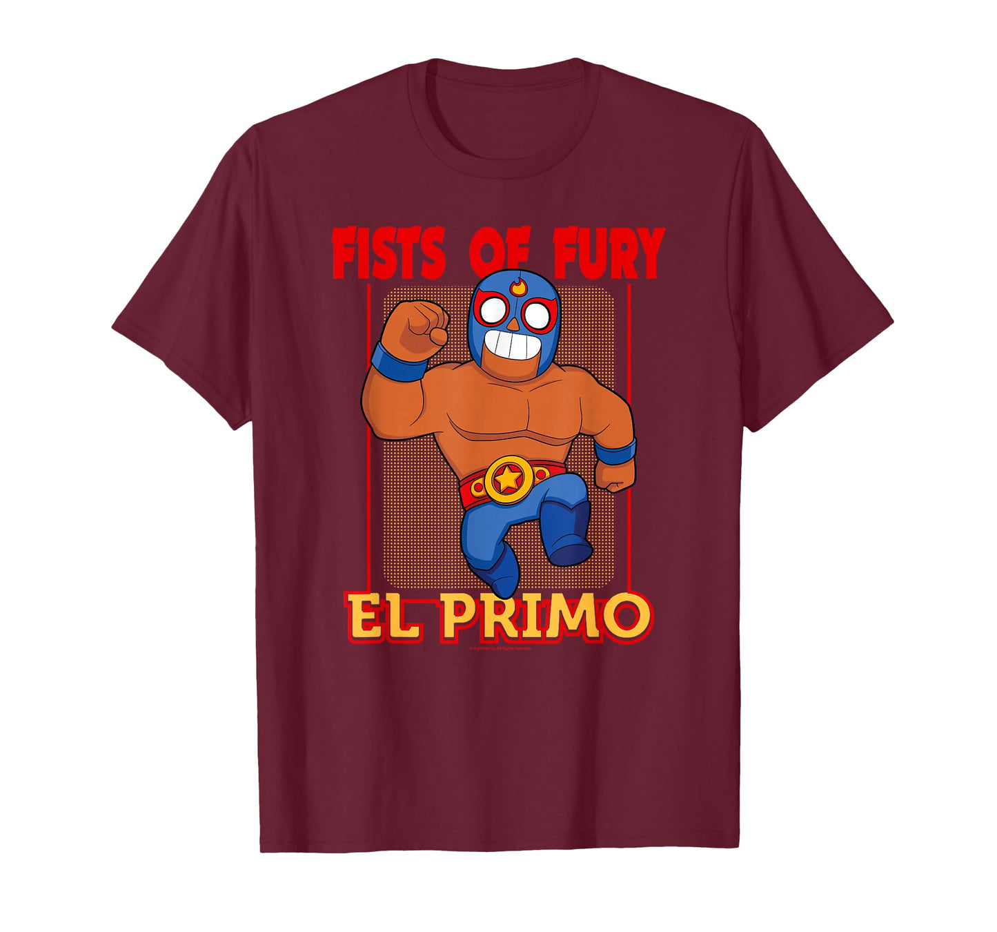 Brawl Stars El Primo Fists of Fury Character Poster T-Shirt