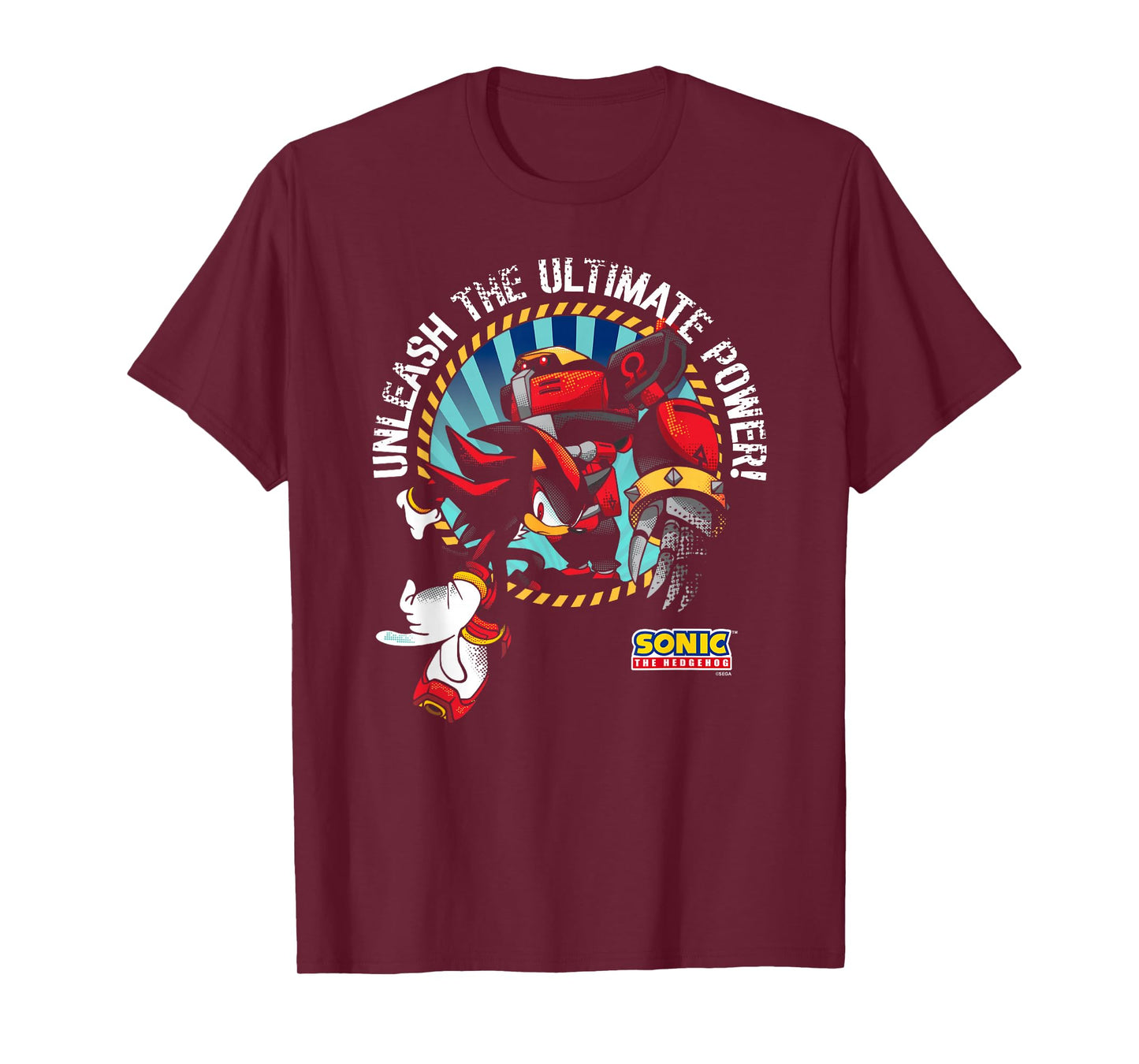 Sonic The Hedgehog Shadow & Omega Unleash The Ultimate Power T-Shirt
