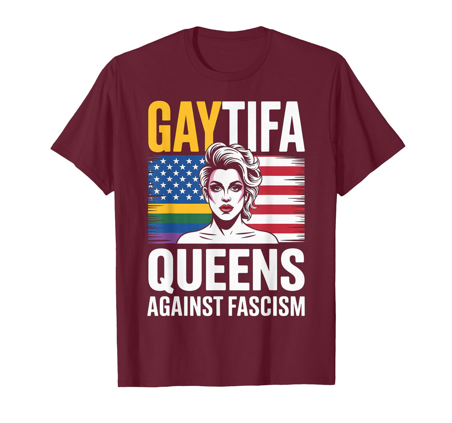 Gaytifa Drag Queens Against Fascism Resist No Kings LGBTQ T-Shirt