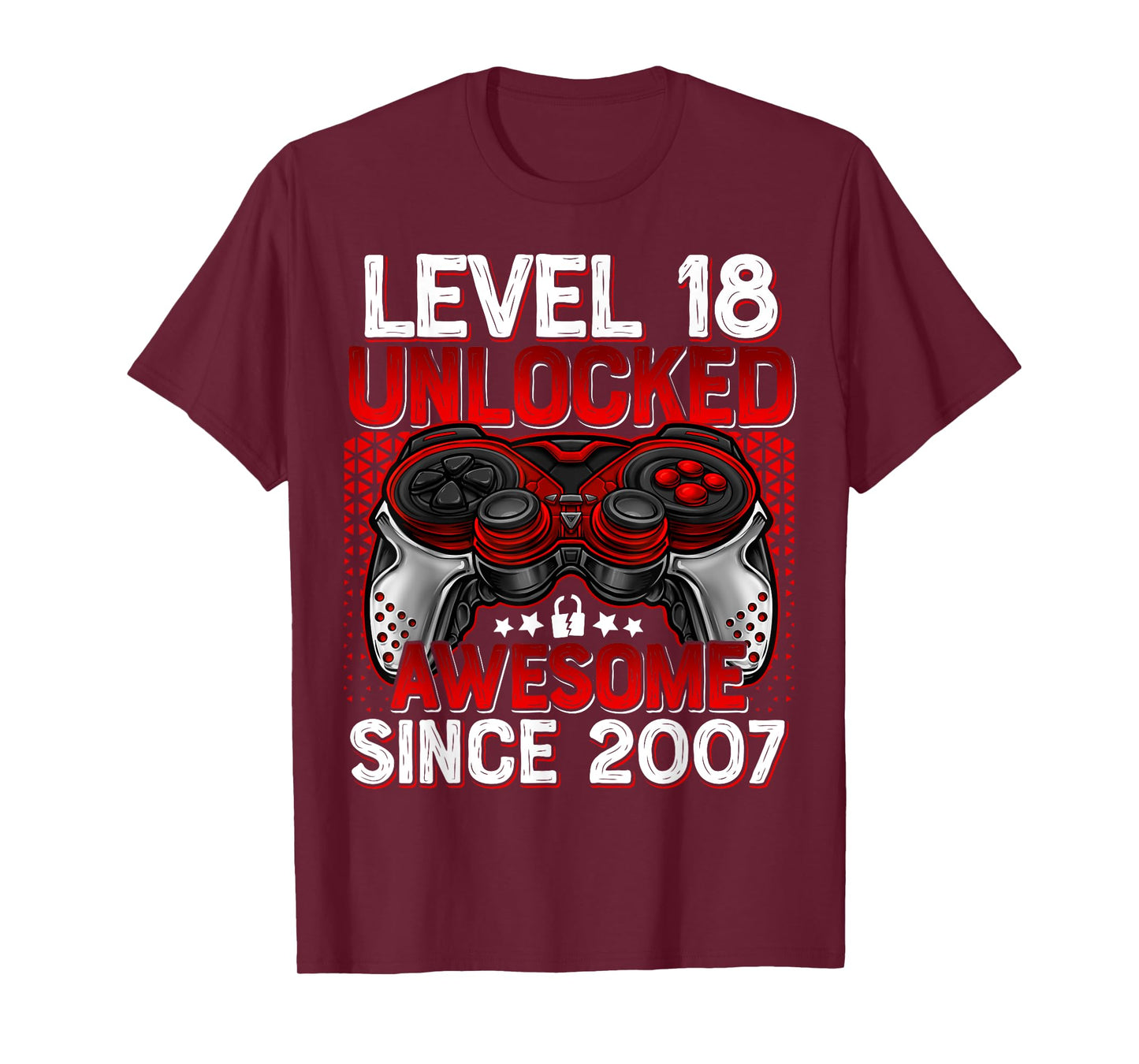 Level 18 Unlocked 18 Year Old Gifts Boys 18th Birthday Boy T-Shirt