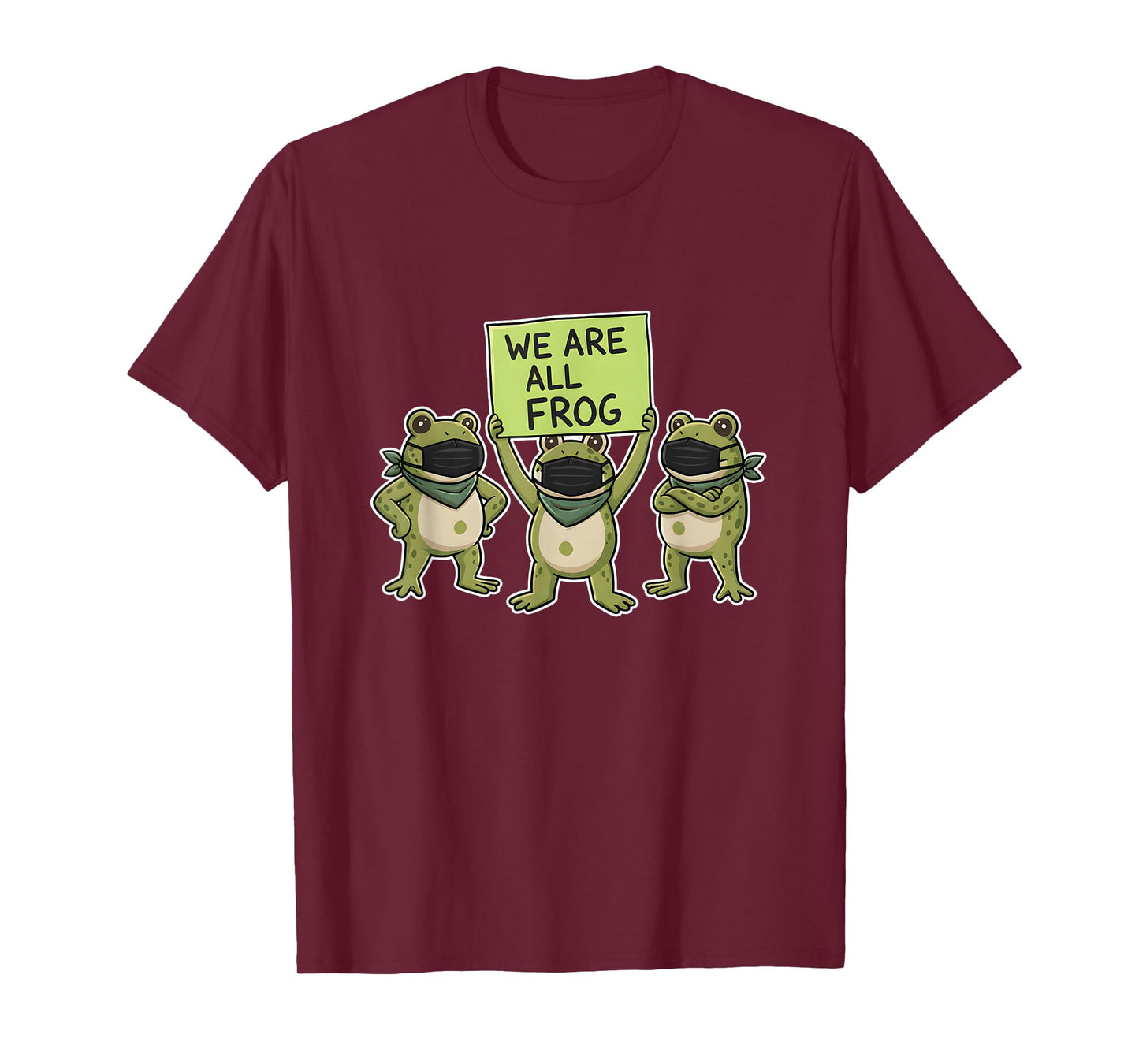 Retro Portland We are All Frog Design T-Shirt