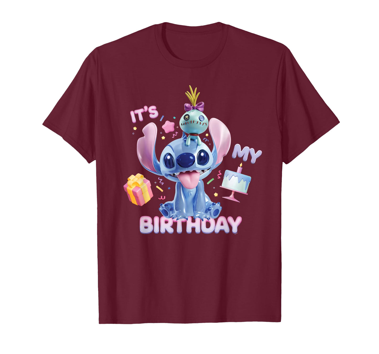 Disney Stitch & Scrump "It's My Birthday" Birthday Party T-Shirt