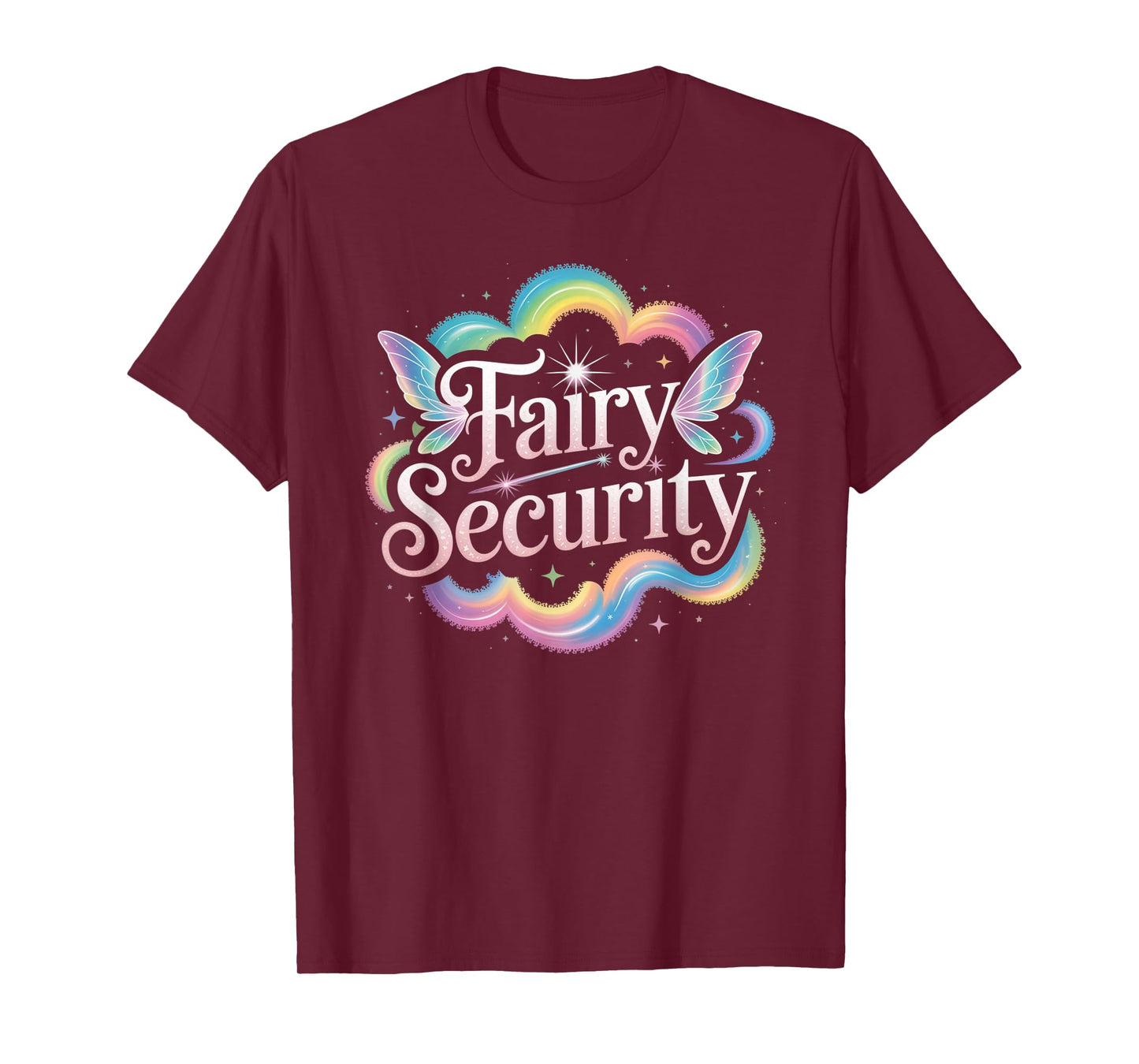 Fairy Security Funny Halloween Costume Dad Mom Group T-Shirt