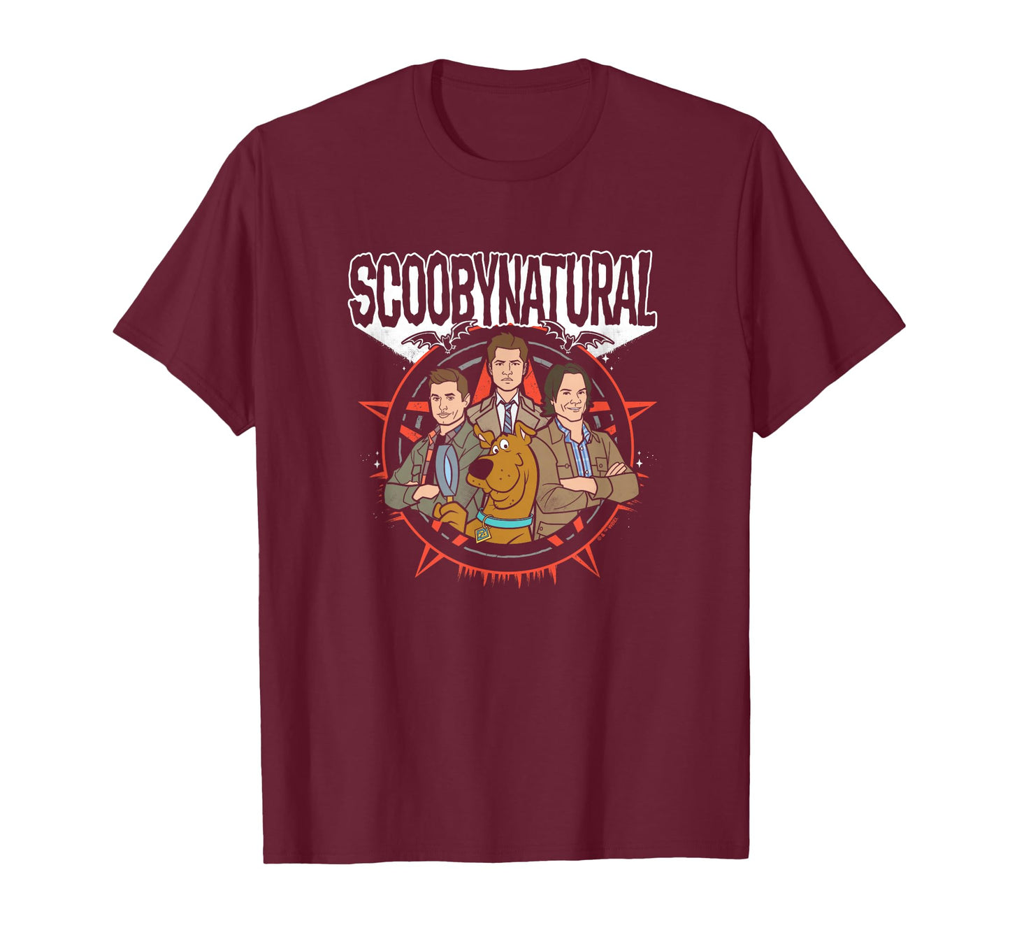 Supernatural T-Shirt - Unisex Adults, Black, S, Short Sleeve, Classic Fit, Cotton, Polyester, Scoobynatural