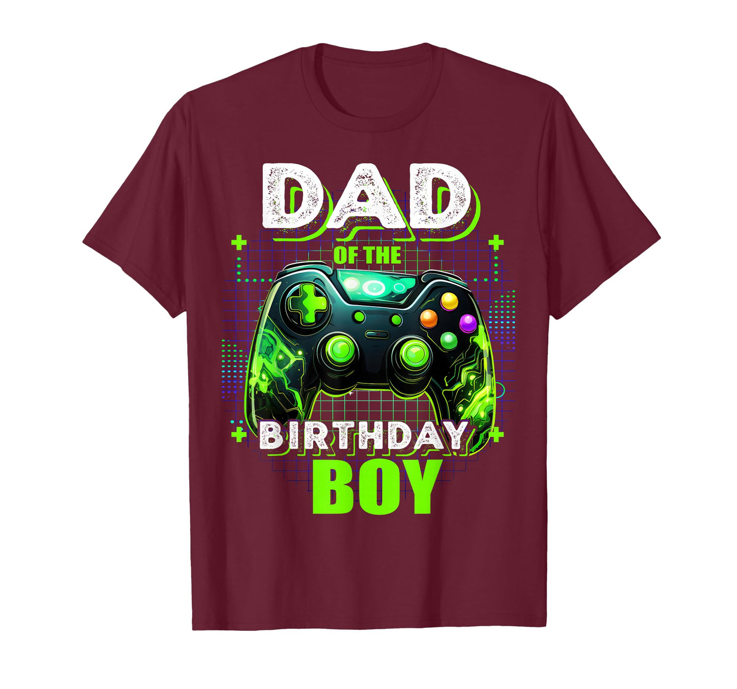 Dad of the Birthday Boy Matching Video Game Birthday Party T-Shirt