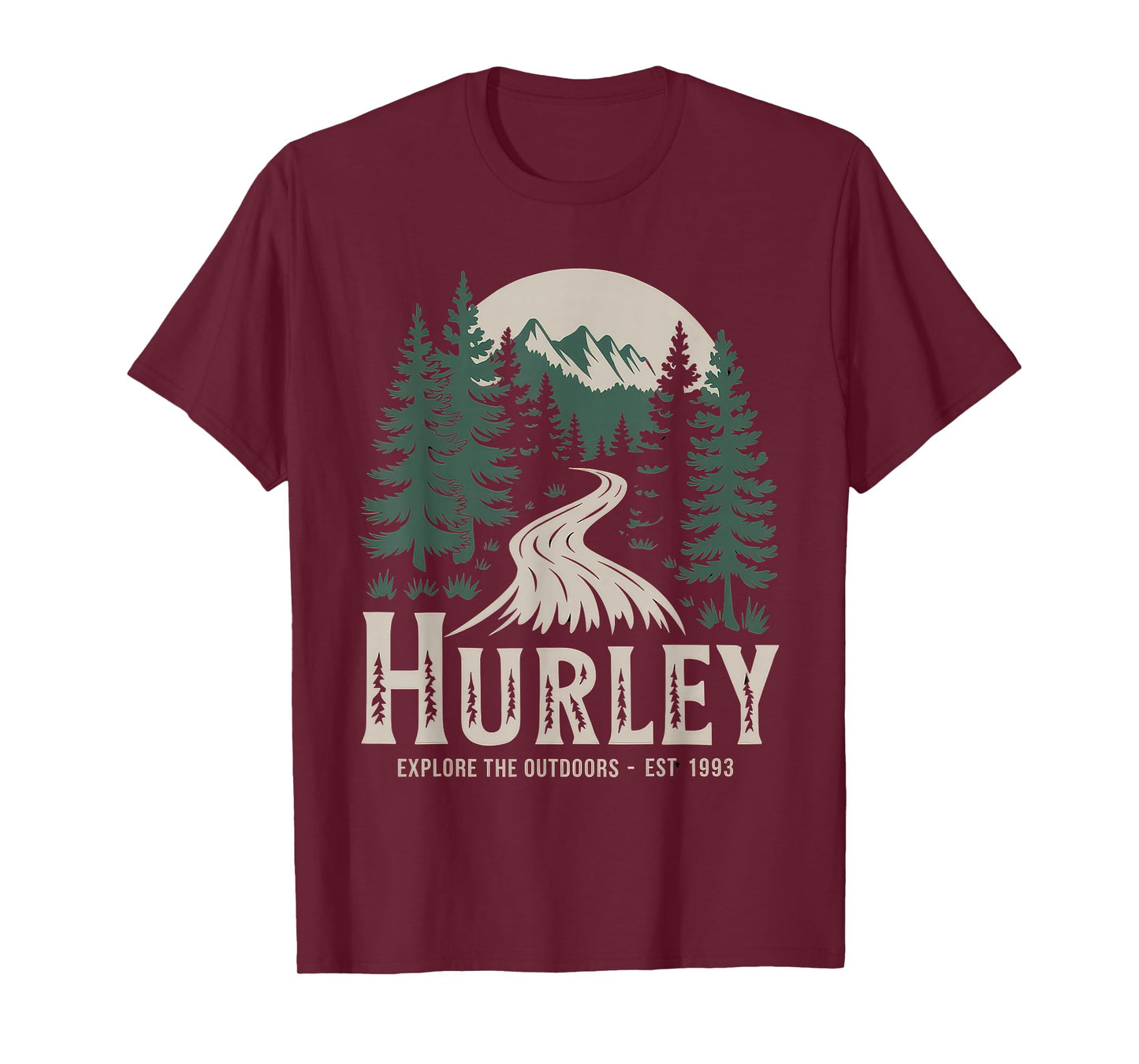 Hurley KY Vintage Evergreen Sunset Eighties Retro 80s 90s T-Shirt