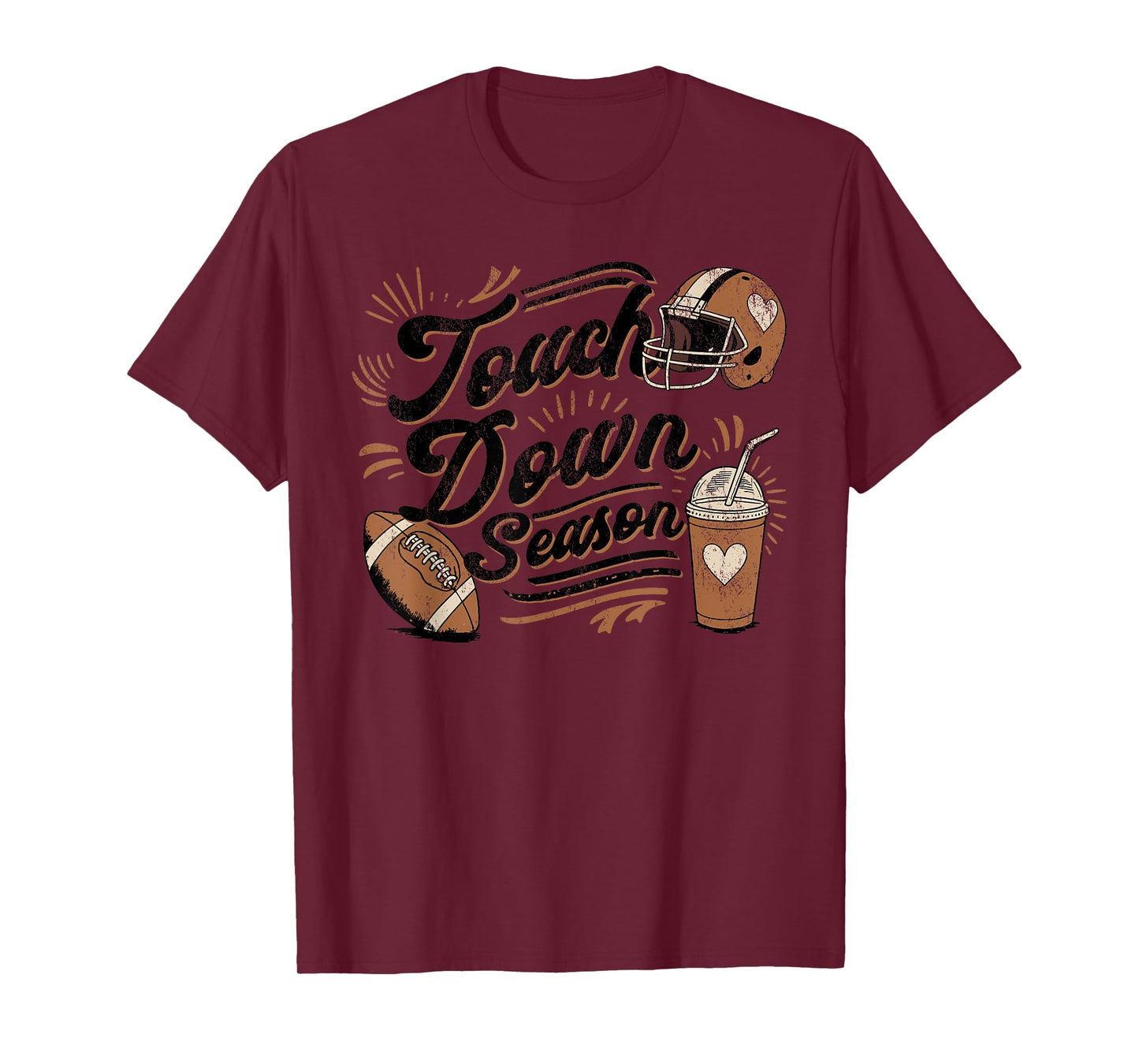 Football Shirts for Women Men Touchdown Season Tshirt Cute T-Shirt