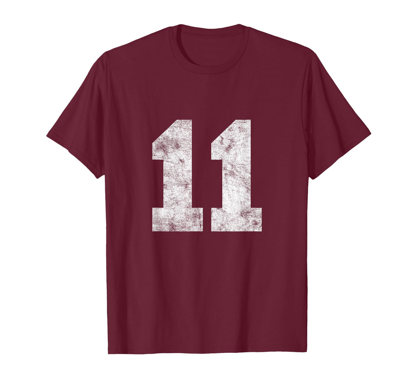 Vintage Lucky Number 11 Birthday Sports Player Team Athlete T-Shirt