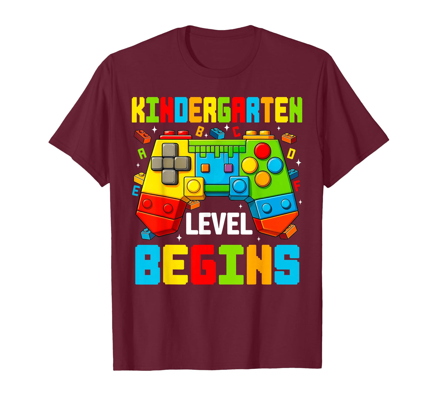 Master Builder Blocks Gaming Kindergarten Level Begins T-Shirt