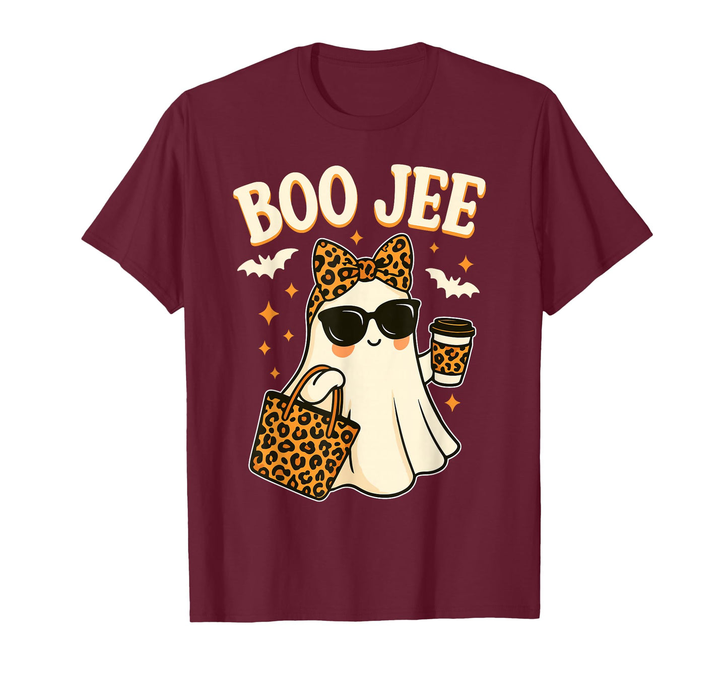 Boo JEE Ghost Shirt Halloween Women Girls Boojee Halloween T-Shirt