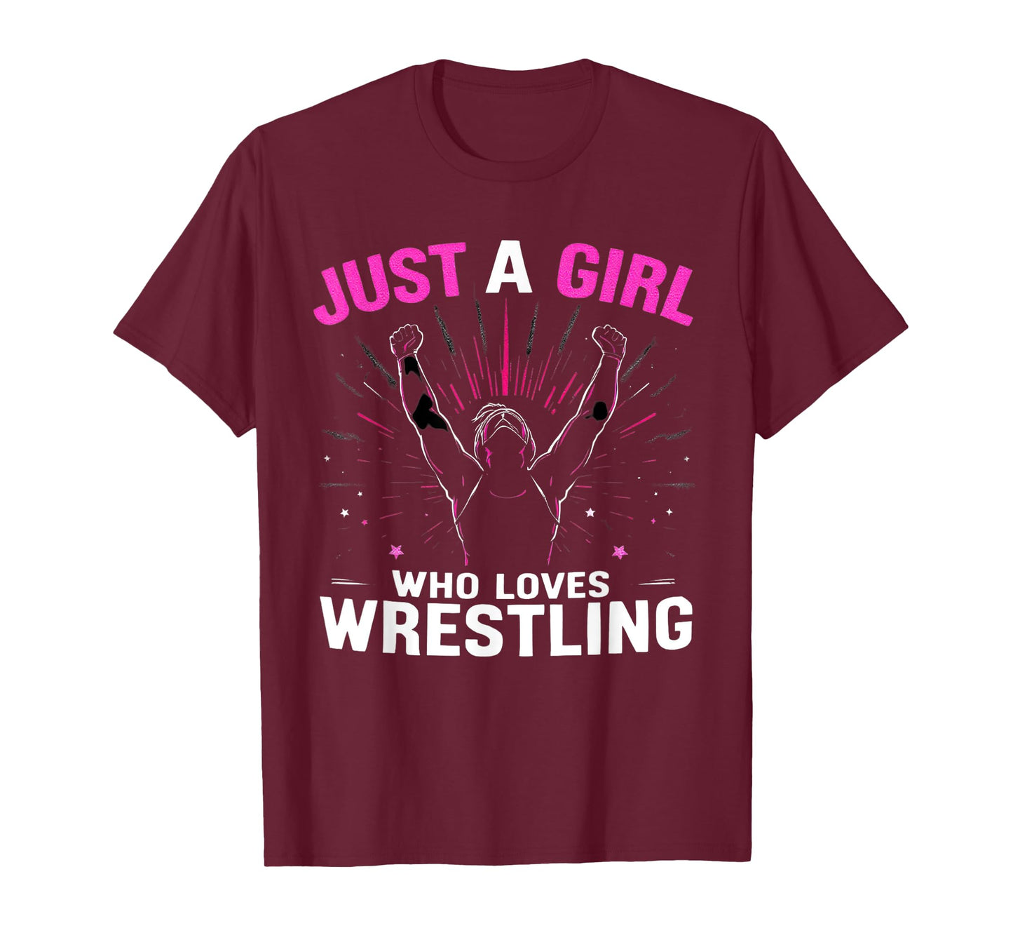 Just A Girl Who Loves Wrestling, Girls & Kids, Wrestler Girl T-Shirt