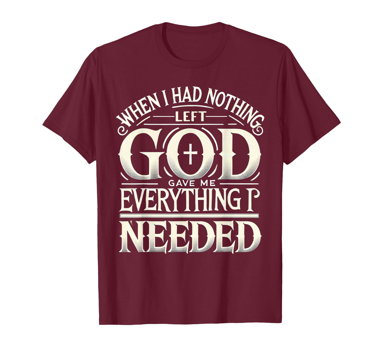 Inspirational God Themed Christian Religious Faith Based T-Shirt
