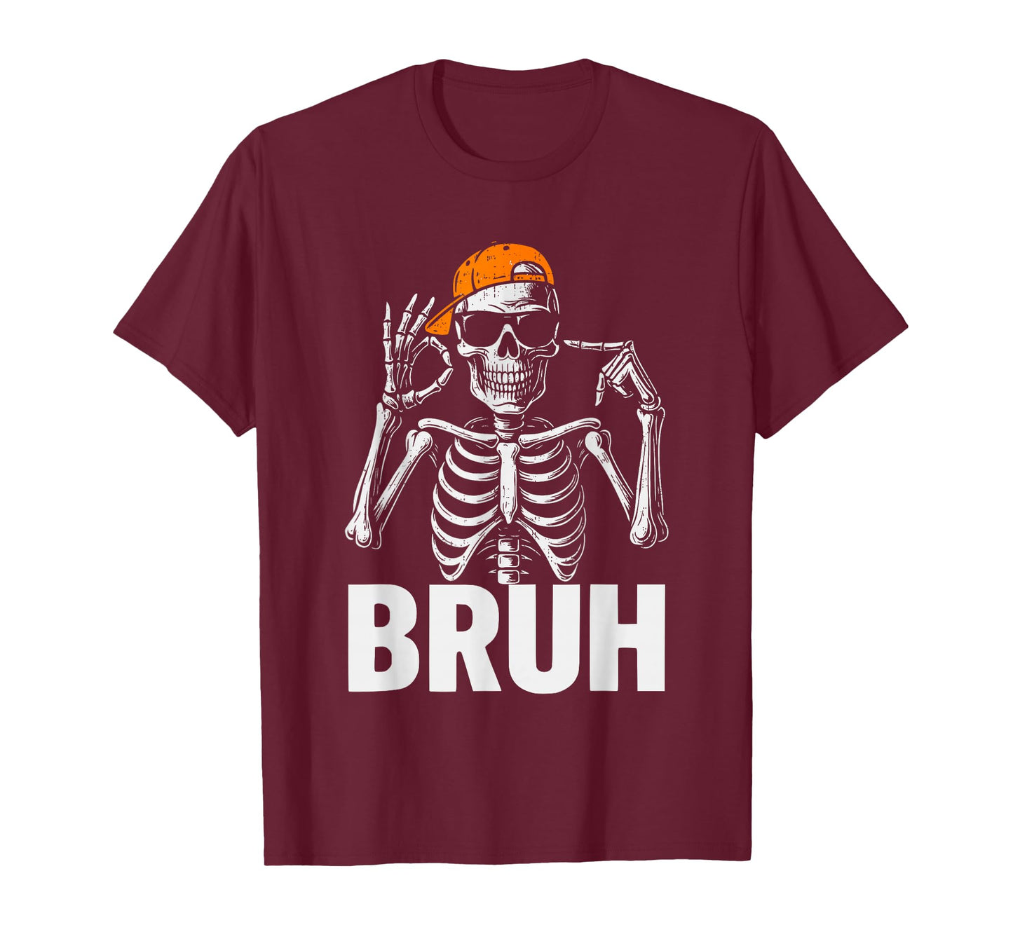 67 Halloween Meme 6 7 Skeleton Six Seven Numbers Funny Bruh T-Shirt