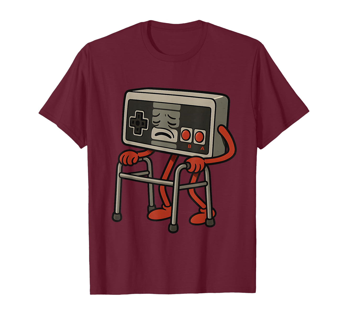 Funny Old Gamer Gaming Retro 80s 90s Video Game Old Gamer T-Shirt
