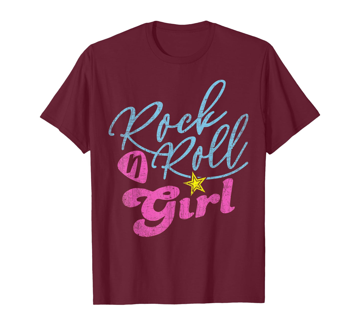 Rock N Roll Girl Purple Darla Rock and Roll Girl Shirt Darla T-Shirt