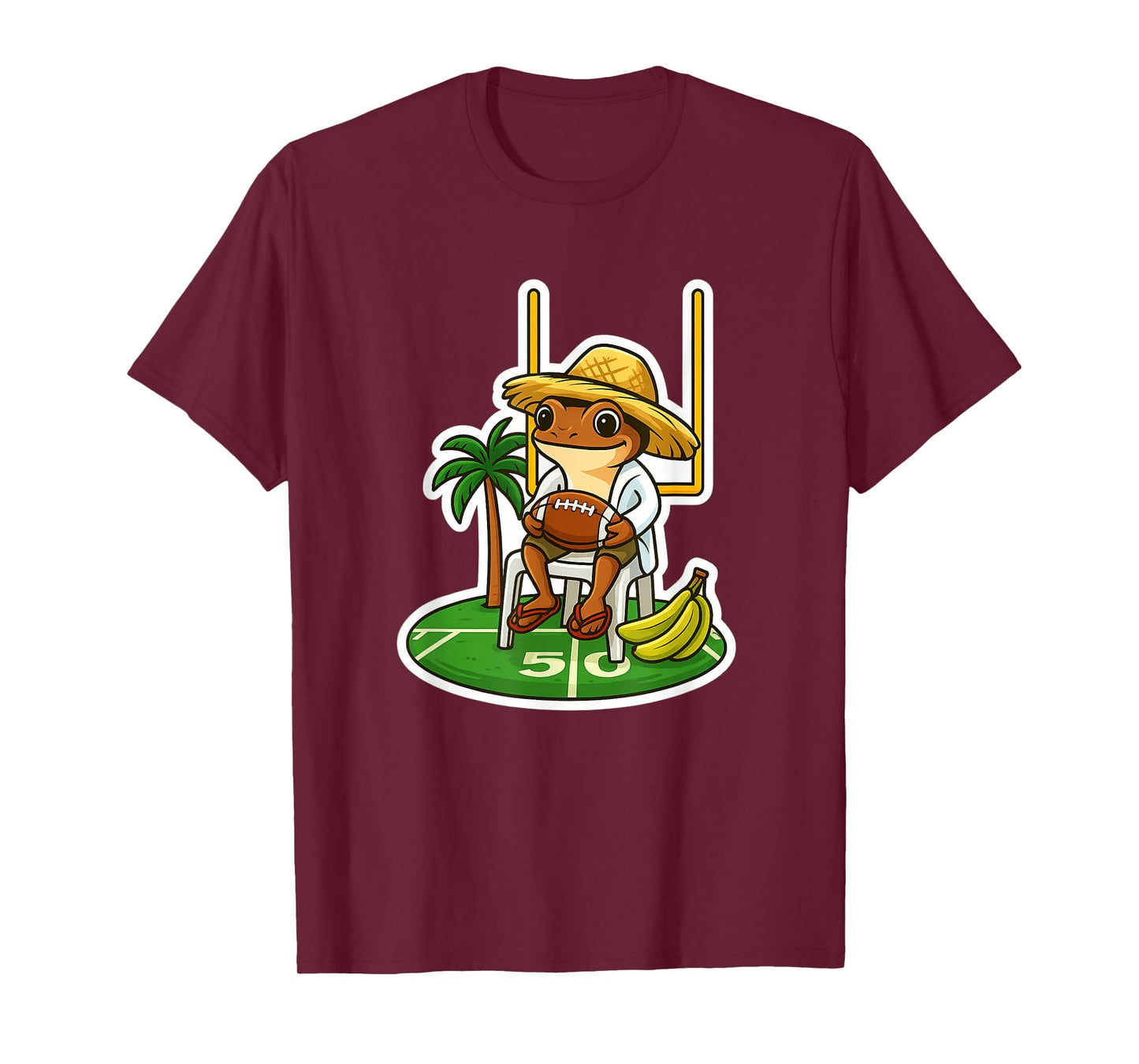 Funny Puerto Rico Pride Cute Coqui Jibaro Football Game T-Shirt