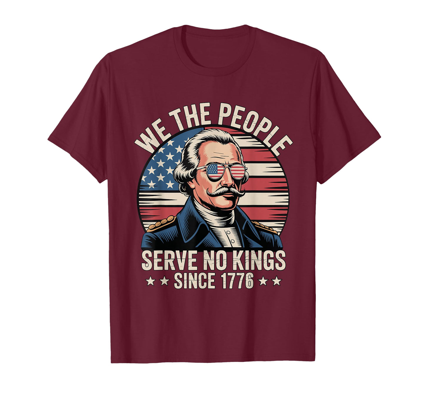 No Kings in America We The People Political Shirt Men Women T-Shirt