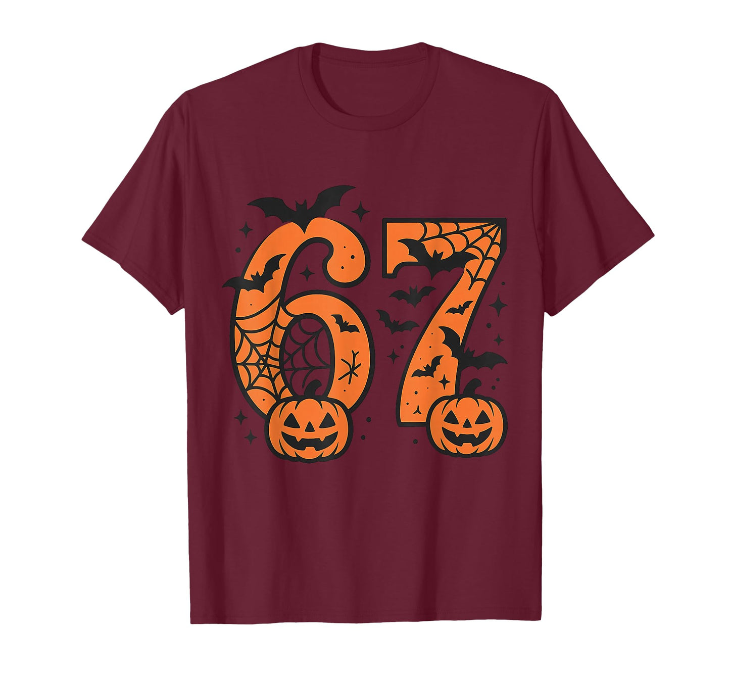 Funny 67 Six Seven Couple Matching Halloween Costume Meme T-Shirt