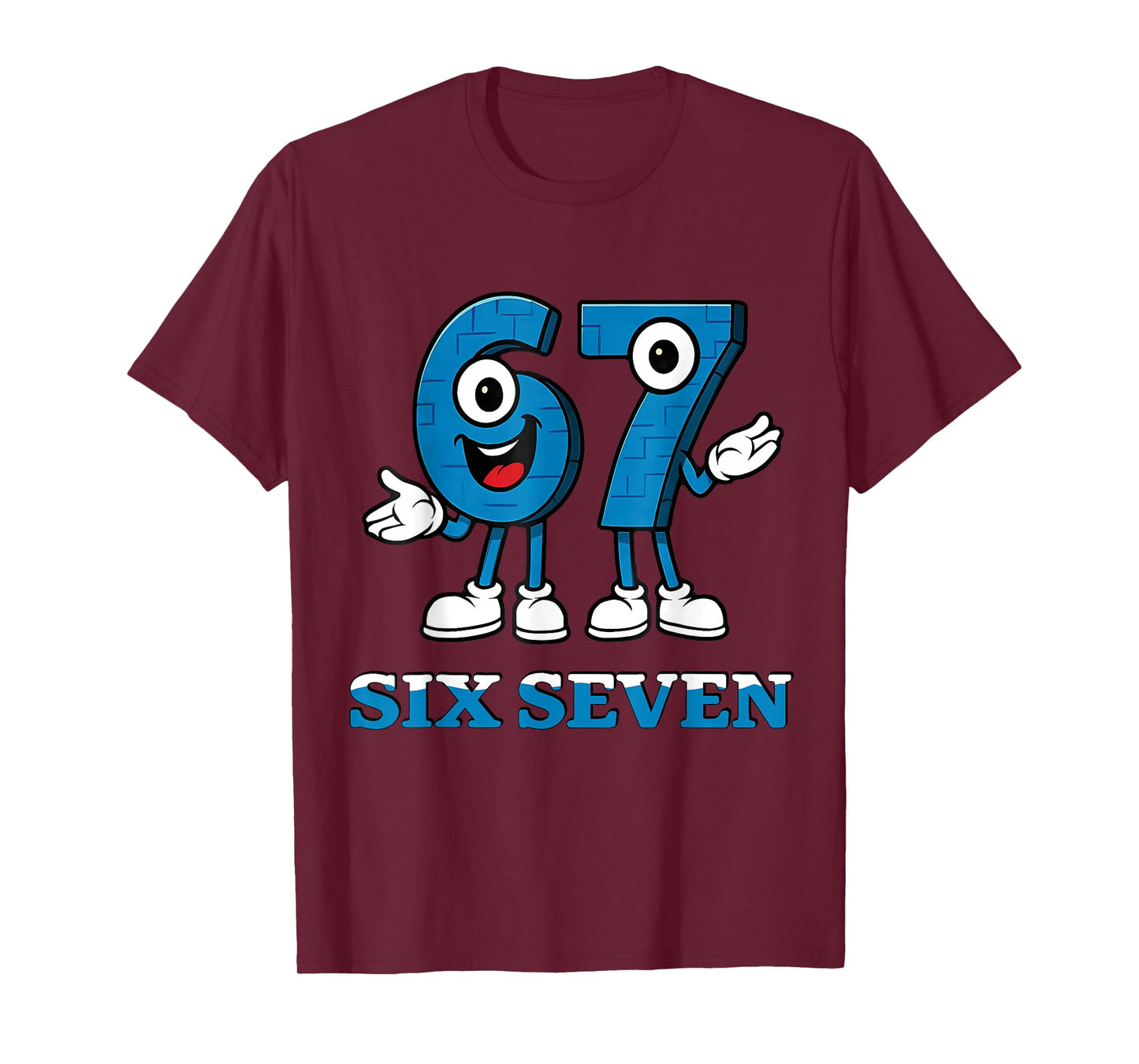 67 Six Seven Couple Matching Halloween Costume Brainrot Meme T-Shirt