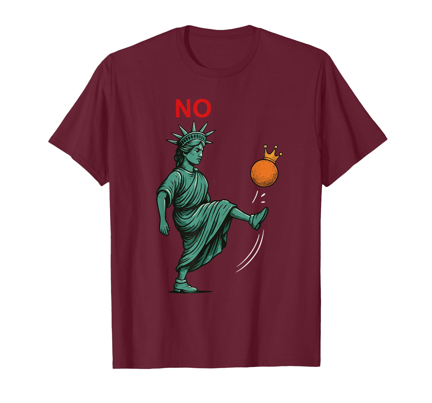 No Kings in America Statue of Liberty 1776 October 18 T-Shirt