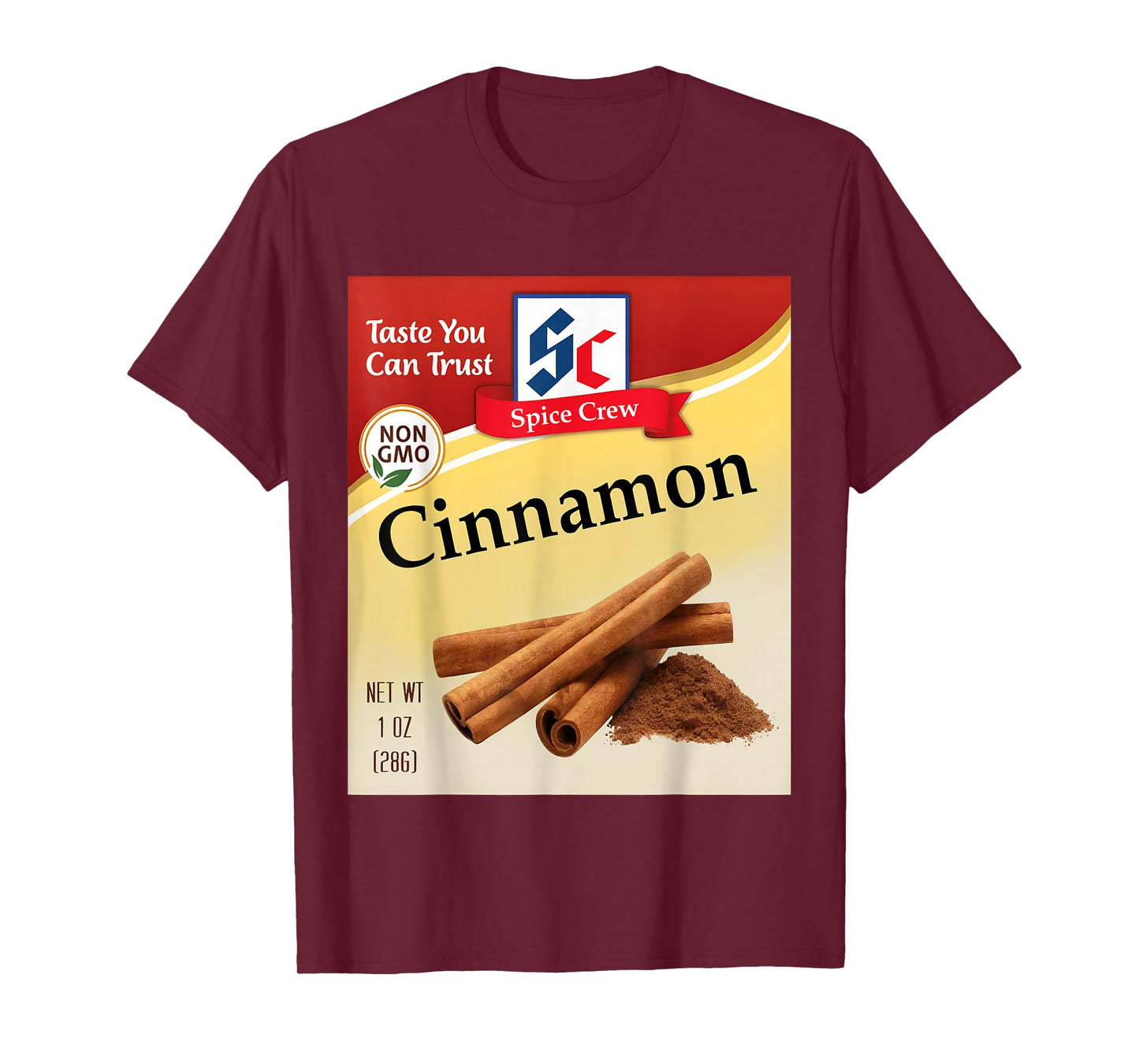 Cinnamon Condiment Costume Holiday Spice Costumes Group T-Shirt