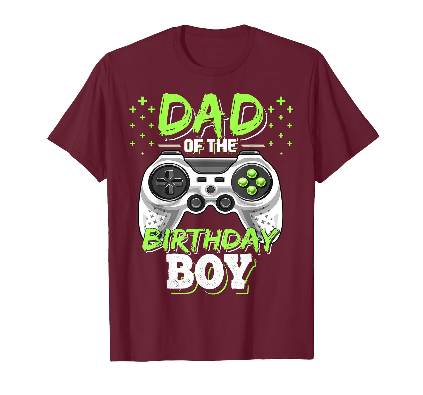 Dad of the Birthday Boy Matching Video Gamer Birthday Party T-Shirt