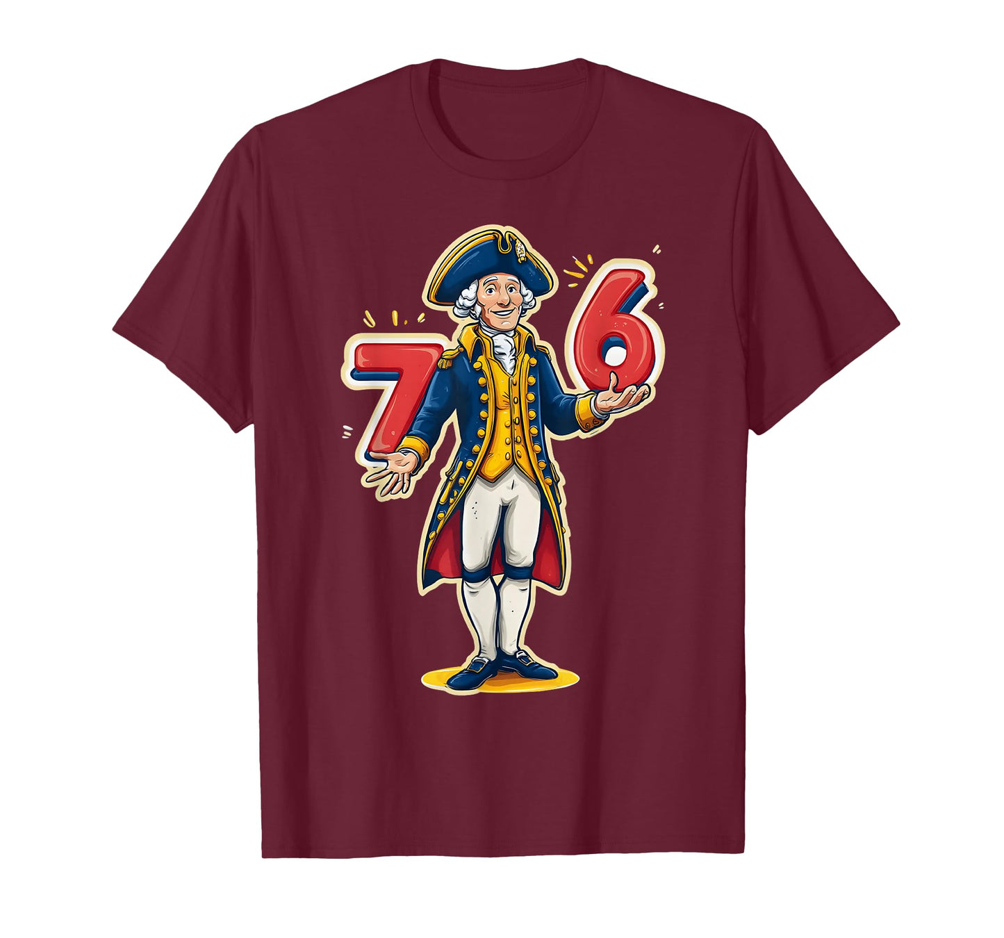 Funny Six Seven 6 7 Washington 7 6 Gen Alpha Meme T-Shirt